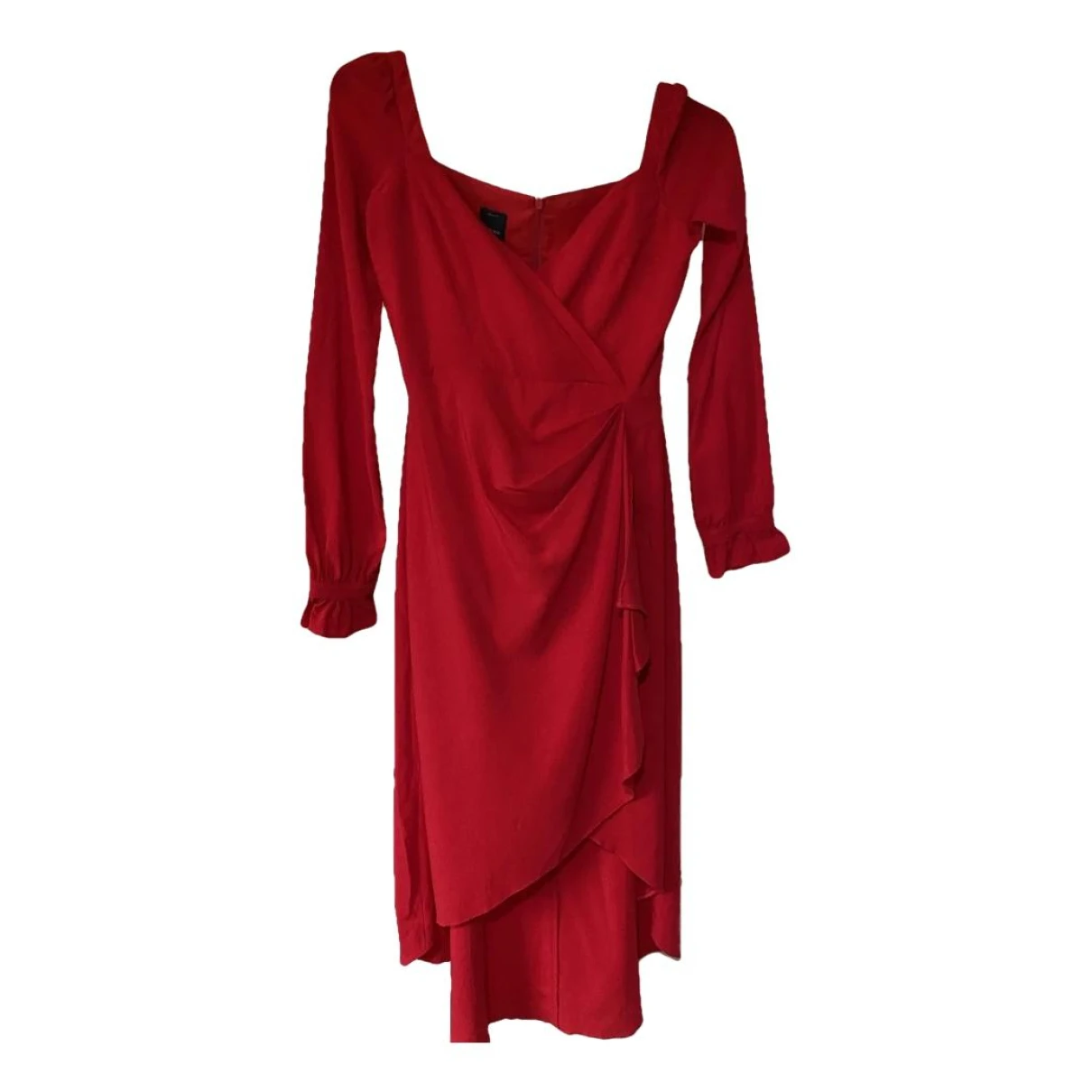 Pre-owned Pinko Mid-length Dress In Red