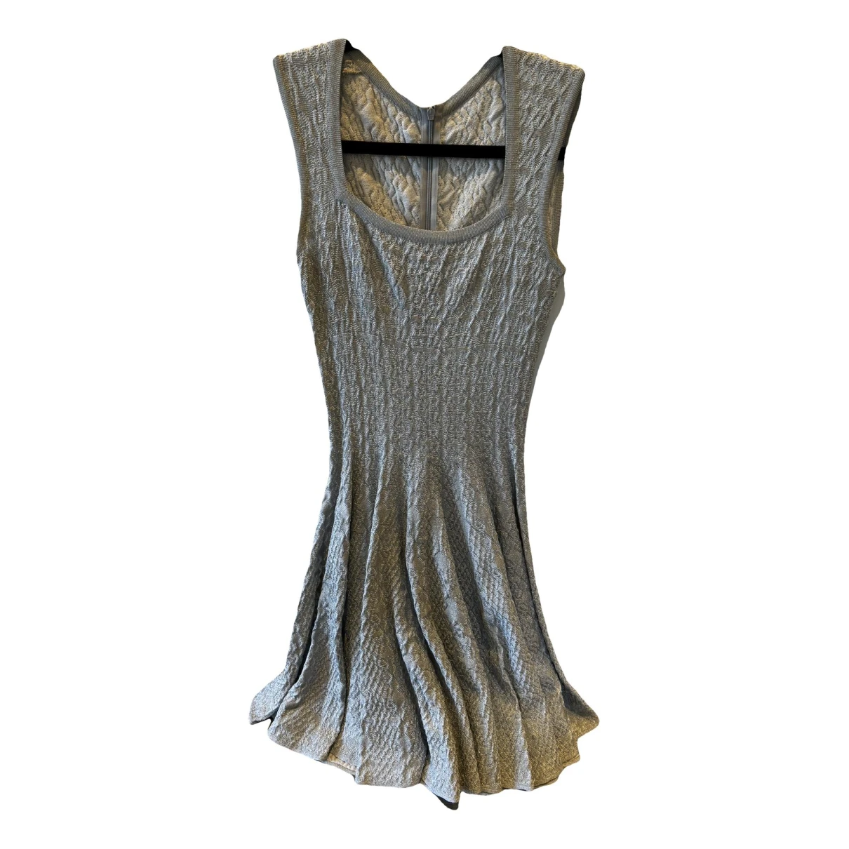 Pre-owned Alaïa Mid-length Dress In Silver