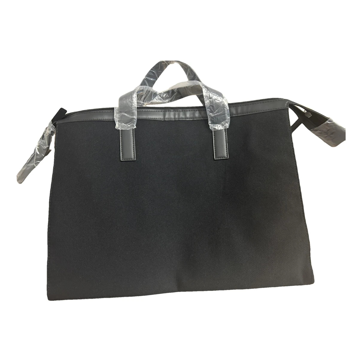 Pre-owned Giorgio Armani Handbag In Black