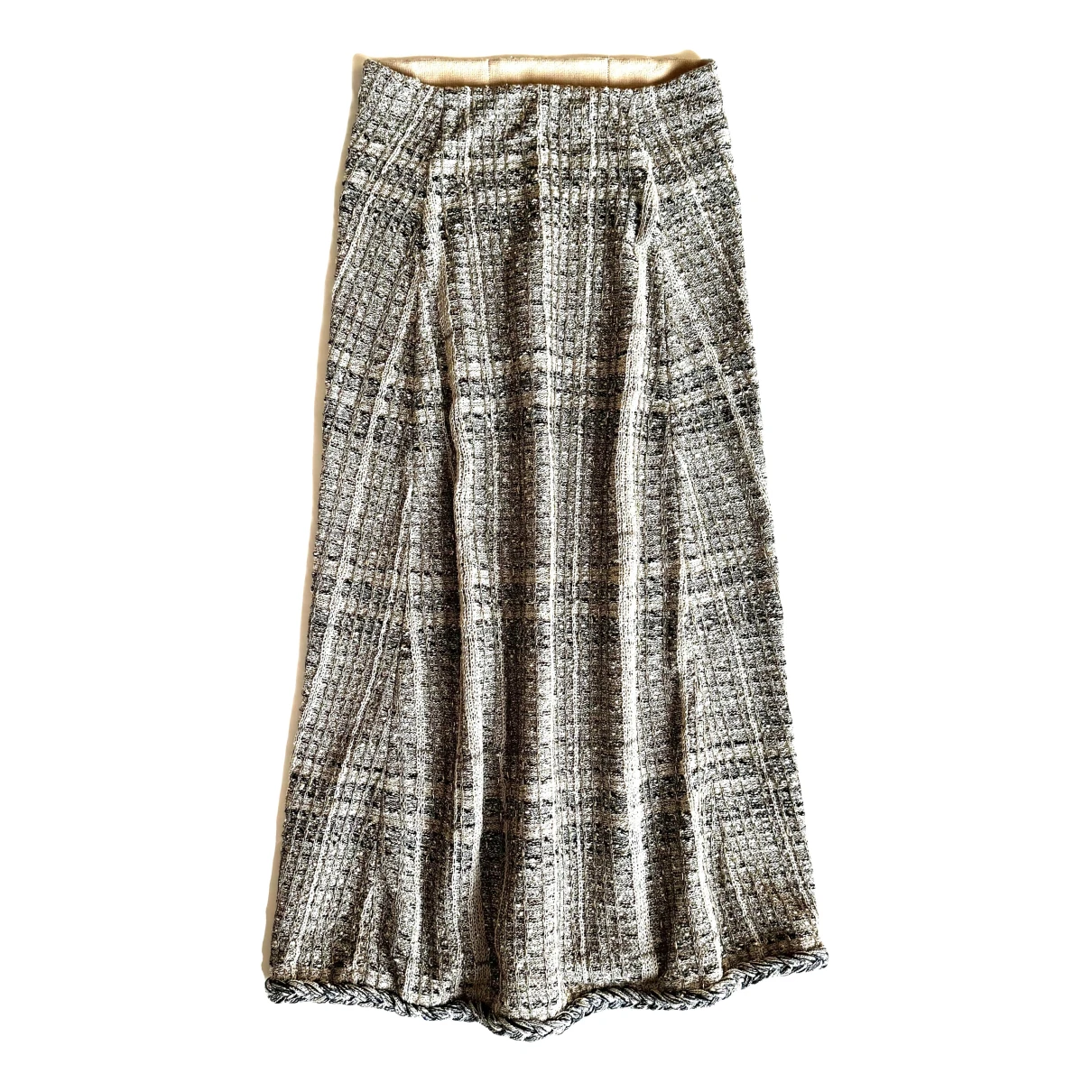 Pre-owned Sonia Rykiel Maxi Skirt In Beige