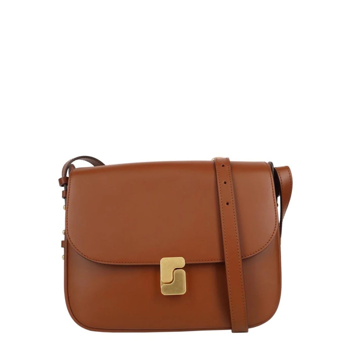 Pre-owned Sonia Rykiel Leather Crossbody Bag In Brown