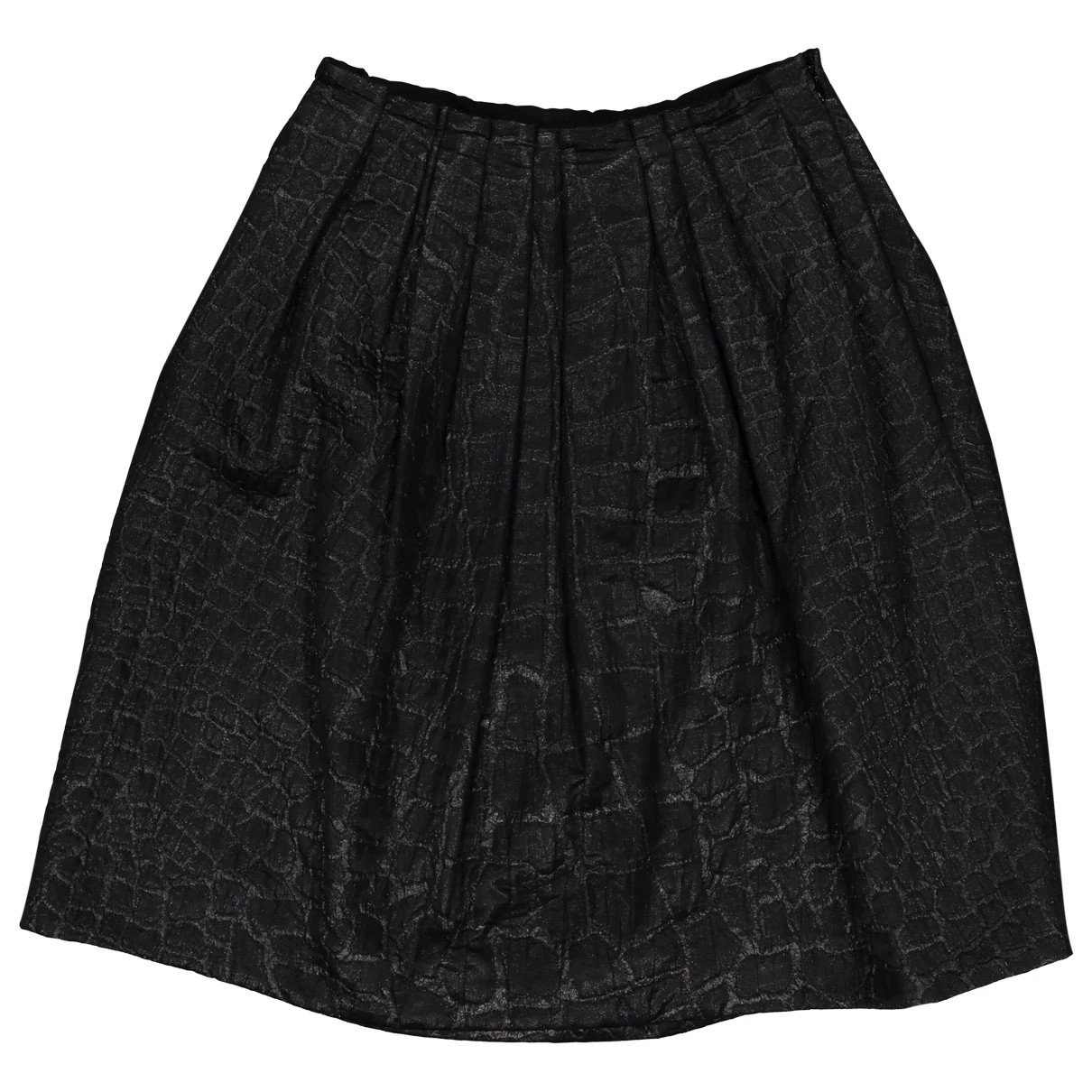 Pre-owned Chloé Silk Mid-length Skirt In Black