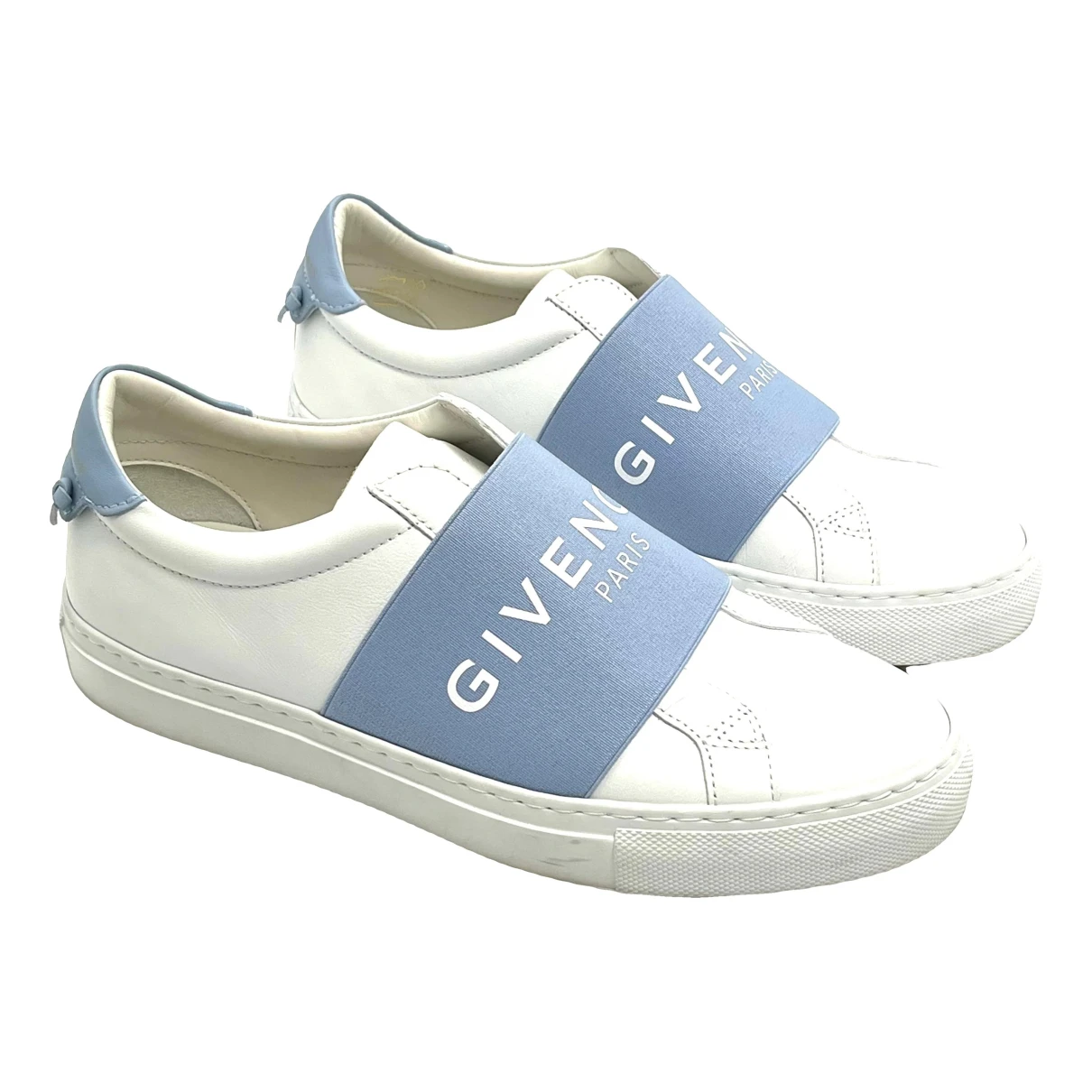 Pre-owned Givenchy Cloth Trainers In Blue