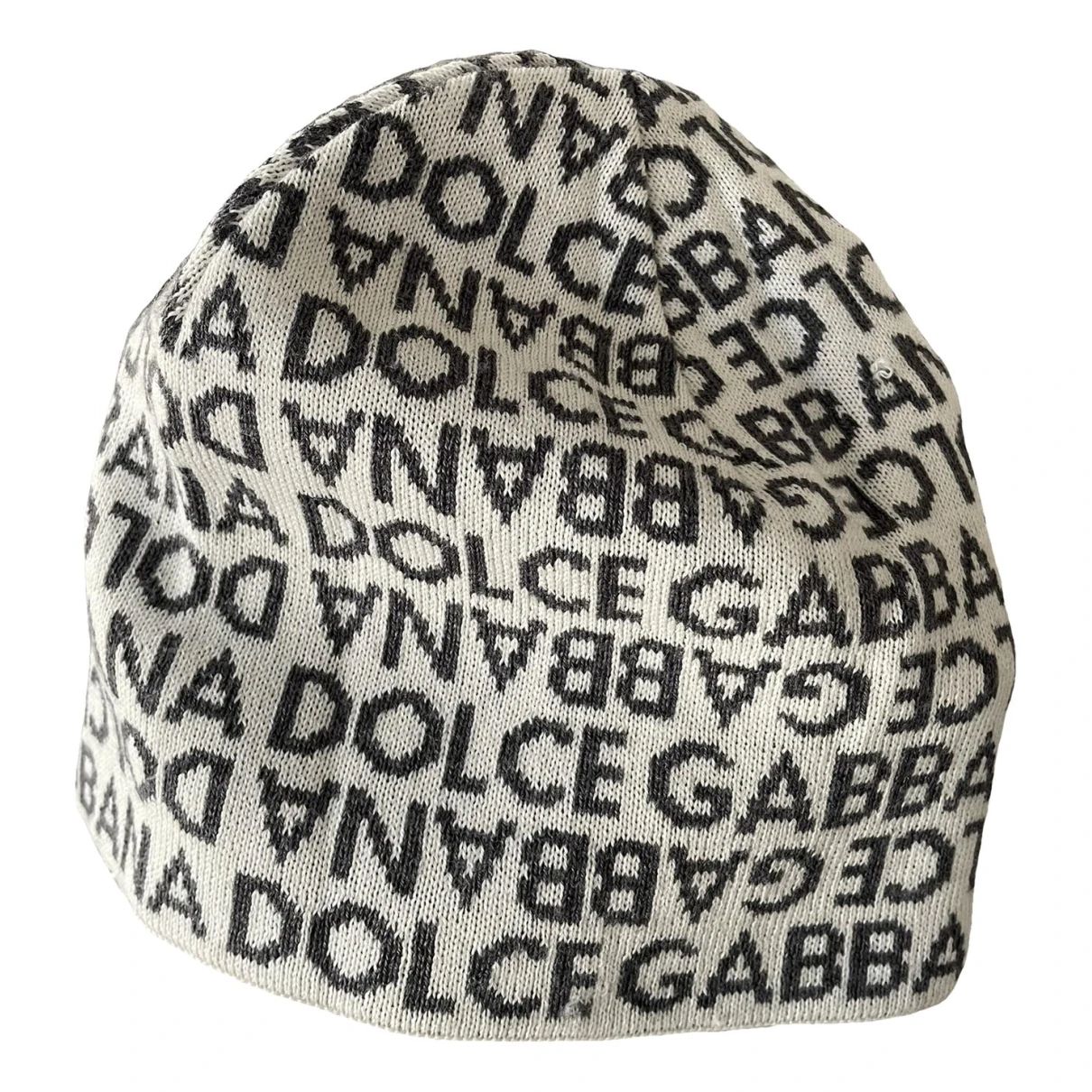 Pre-owned Dolce & Gabbana Wool Cap In White