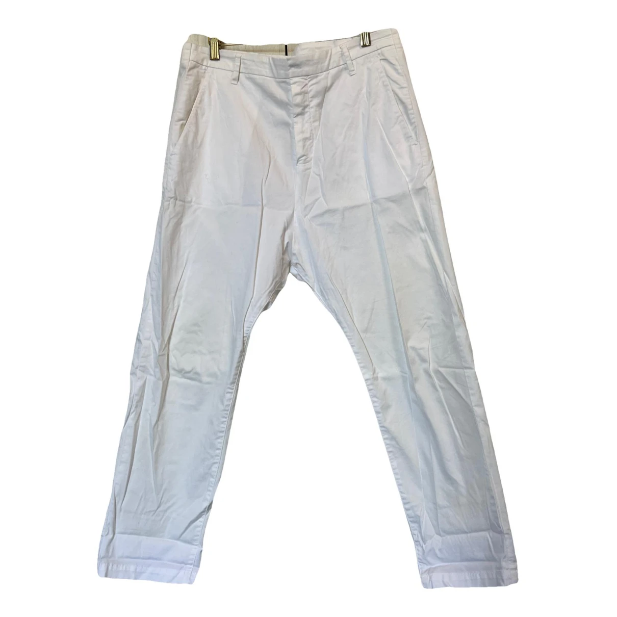 Pre-owned Nili Lotan Trousers In White