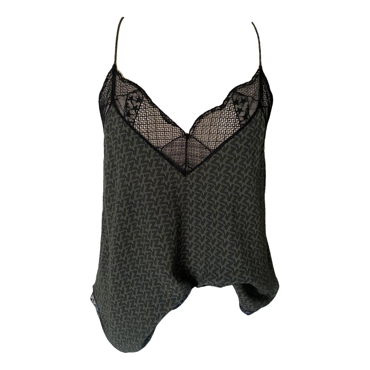 Pre-owned Zadig & Voltaire Camisole In Khaki