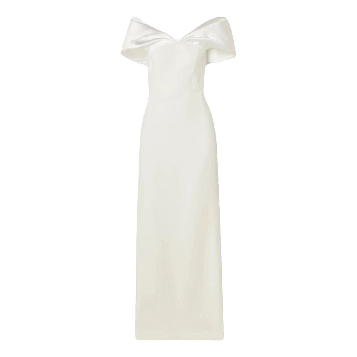 Pre-owned Solace London Maxi Dress In White