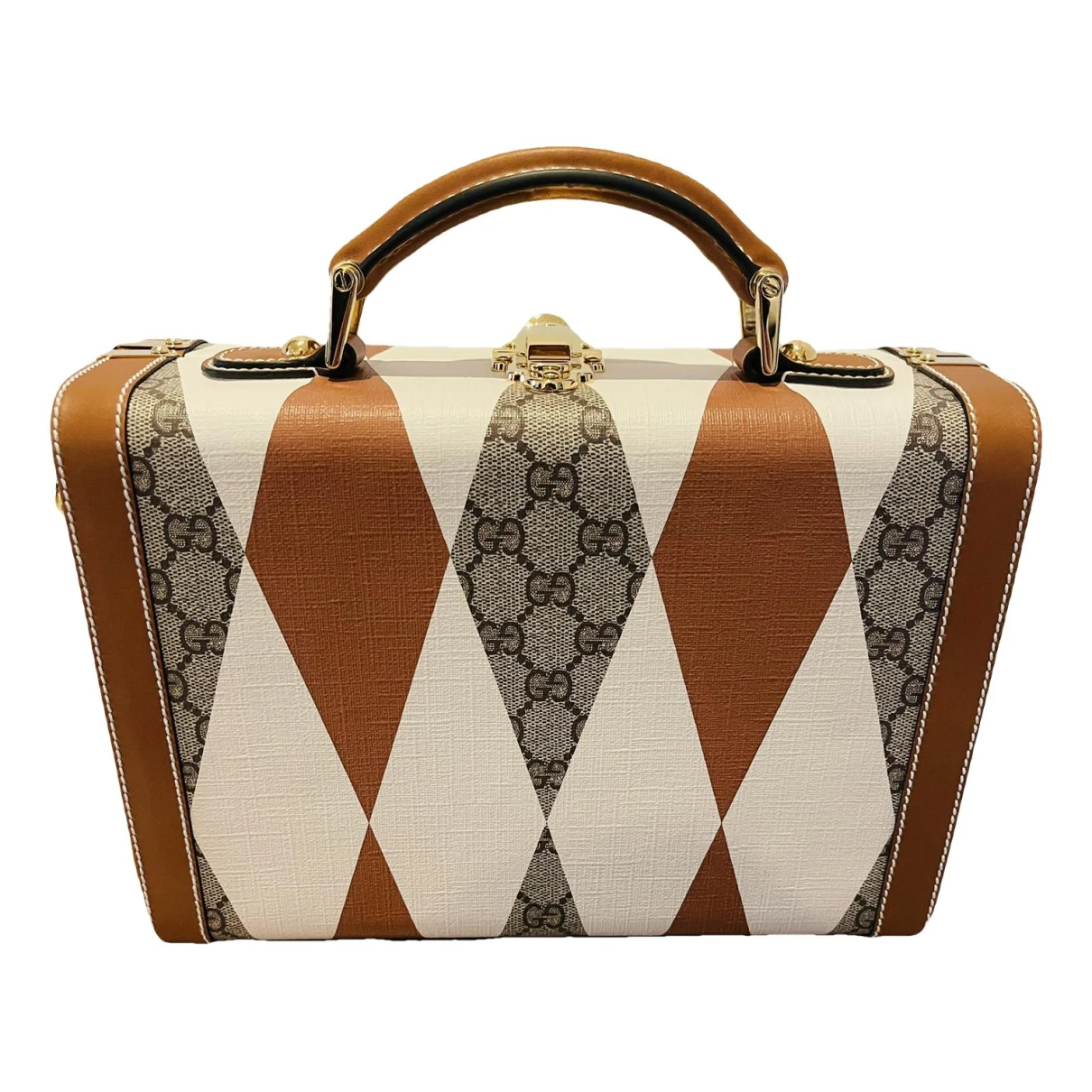 Pre-owned Gucci Leather Bag In Multicolour