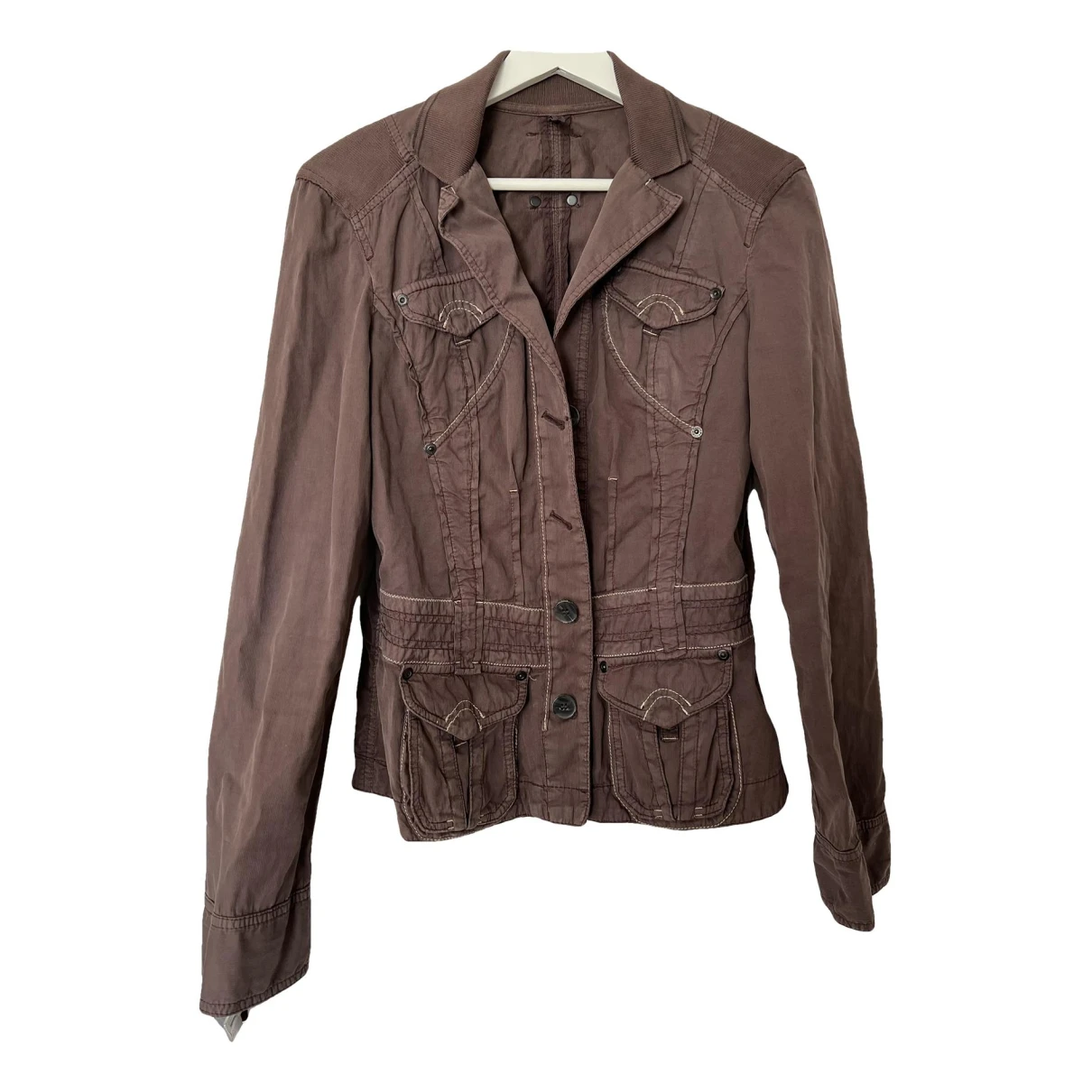 Pre-owned Marc Cain Jacket In Brown