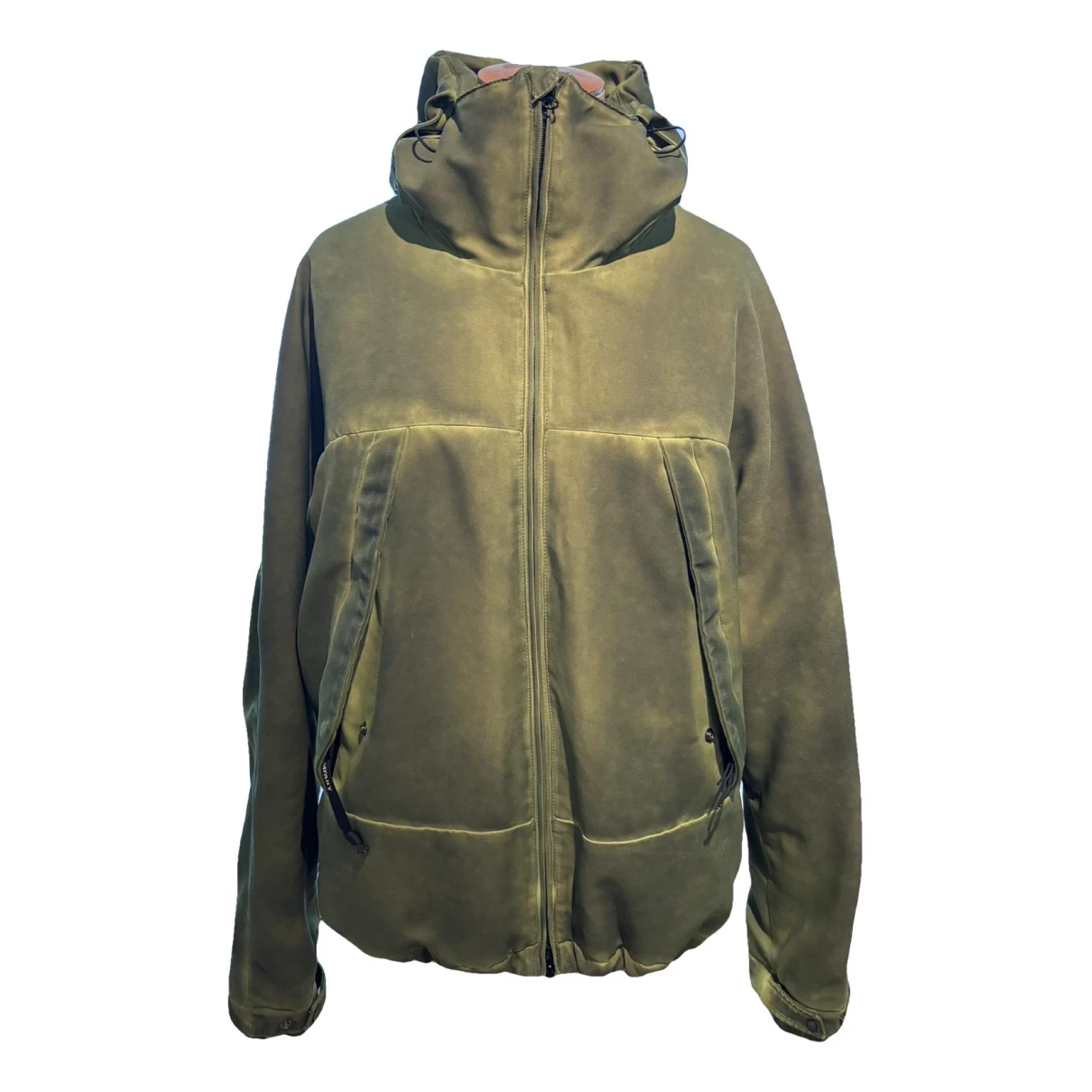 Pre-owned C.p. Company Coat In Green