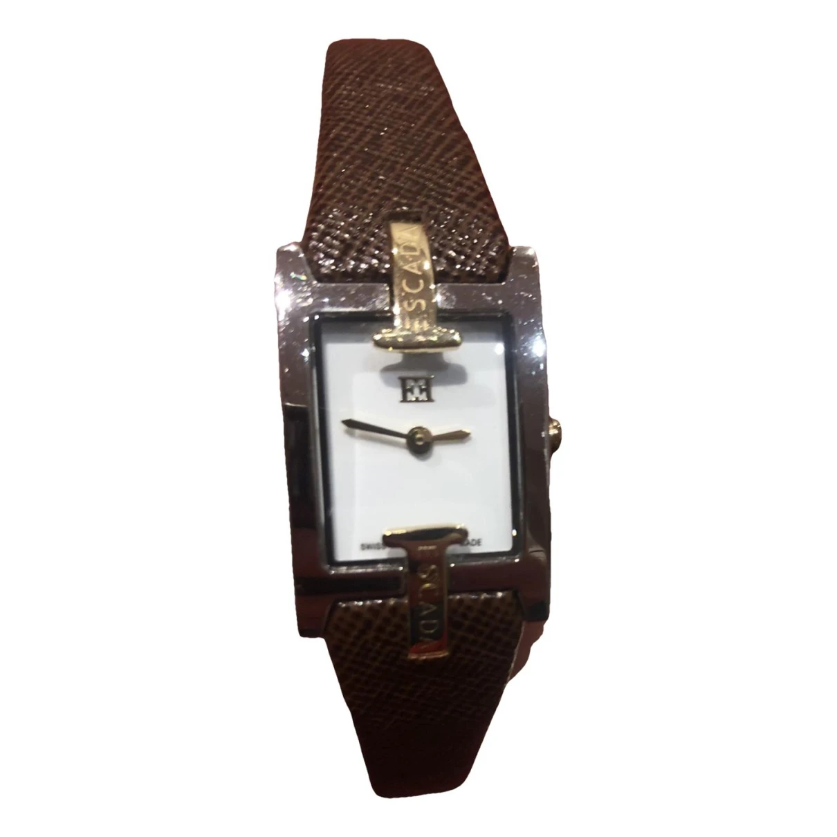 Pre-owned Escada Watch In Brown