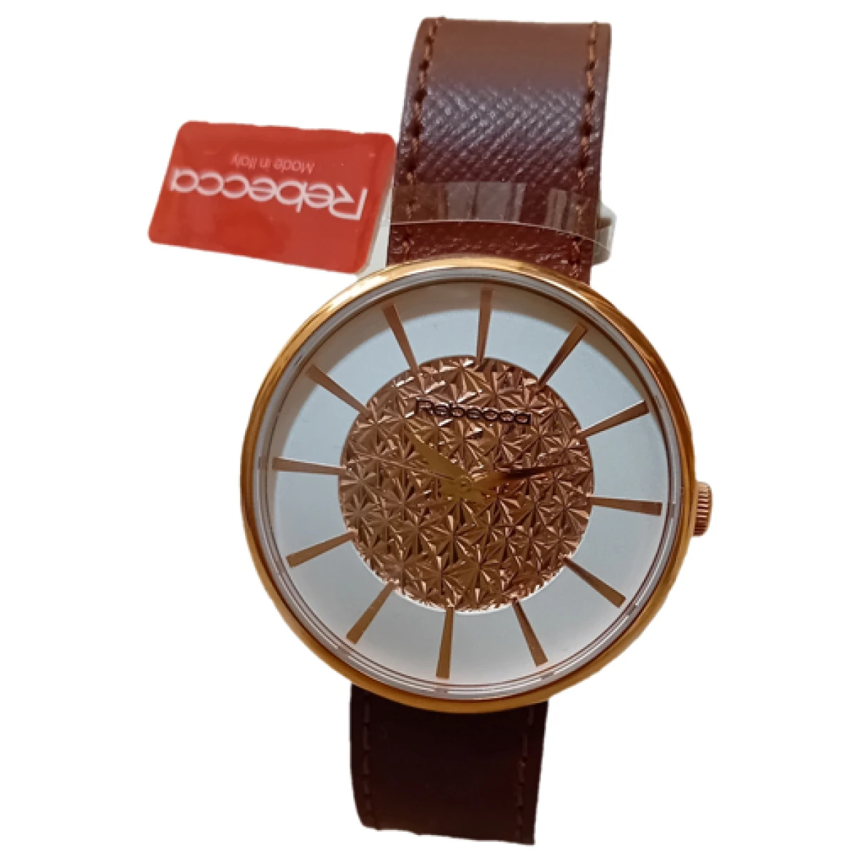 Pre-owned Rebecca Watch In Brown