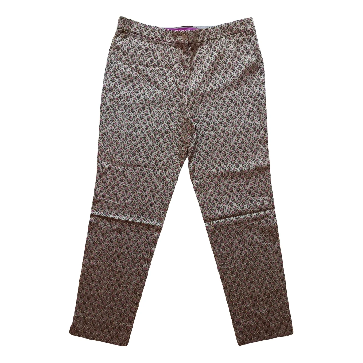 Pre-owned Etro Straight Pants In Other