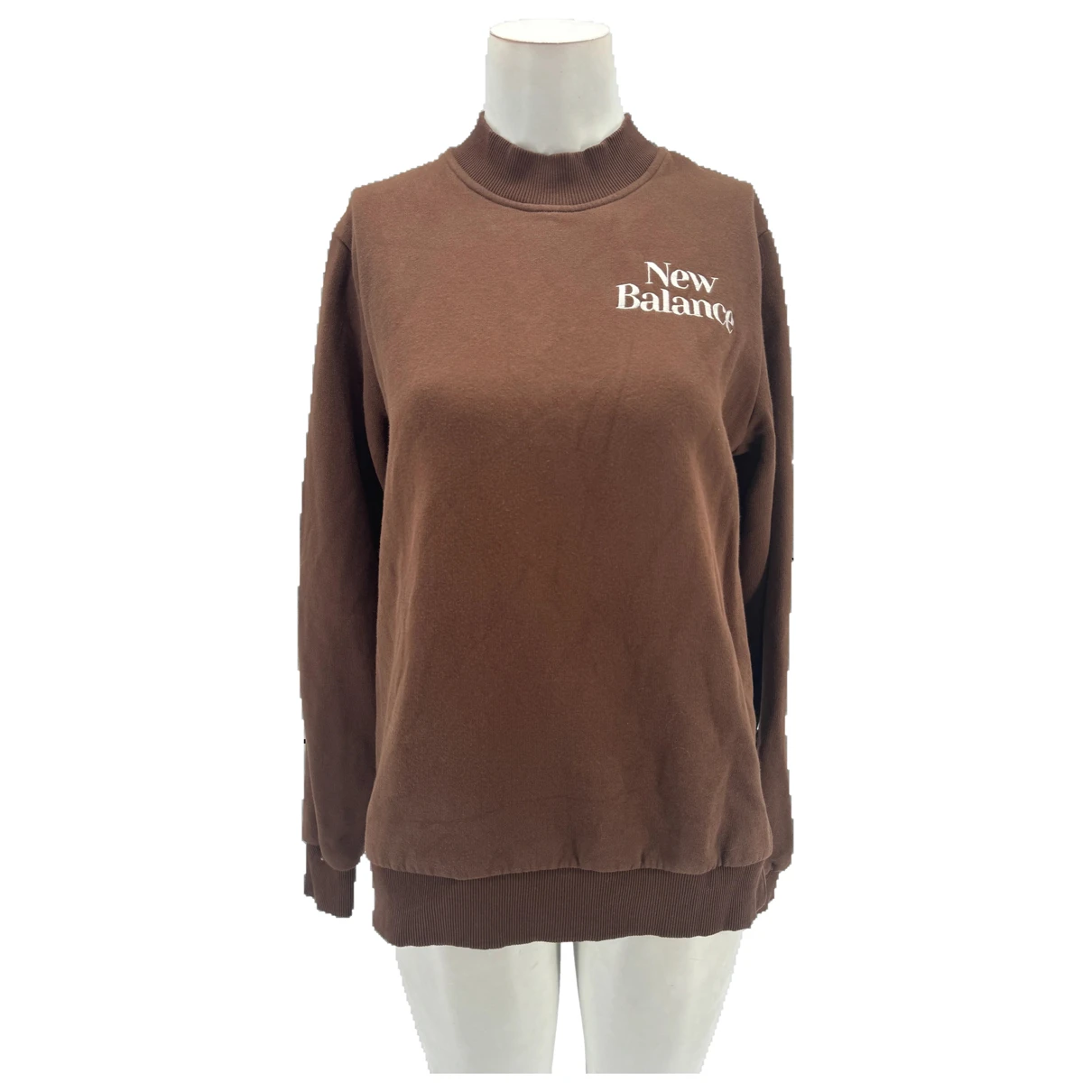 Pre-owned New Balance Sweatshirt In Brown