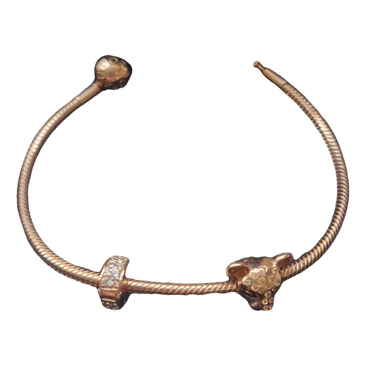 Pre-owned Pandora Pink Gold Bracelet