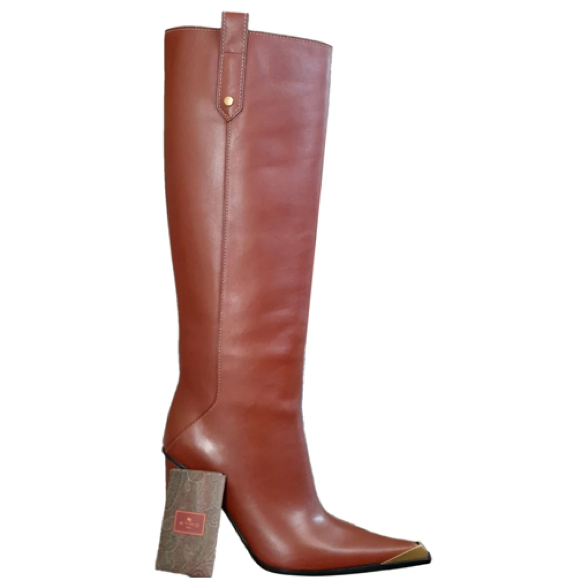 Pre-owned Etro Leather Boots In Brown