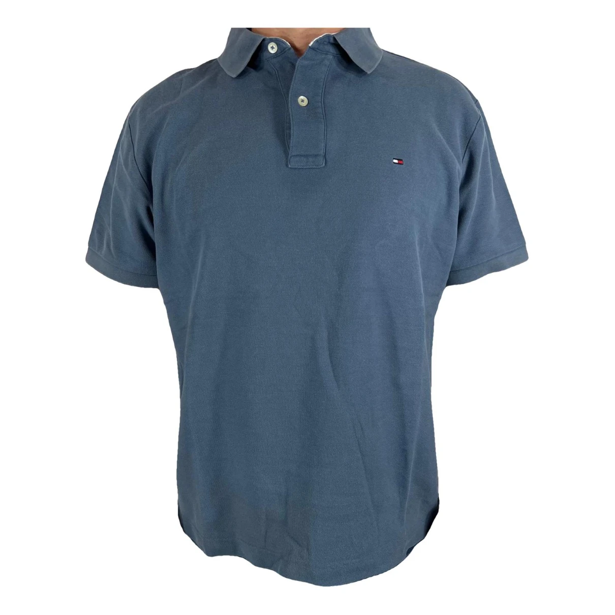Pre-owned Tommy Hilfiger Polo Shirt In Blue