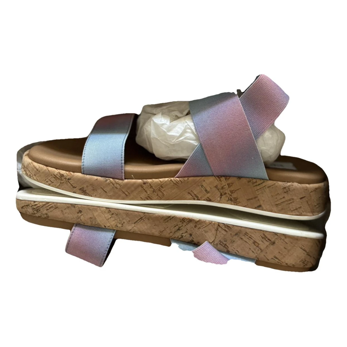 Pre-owned Steve Madden Cloth Sandals In Pink