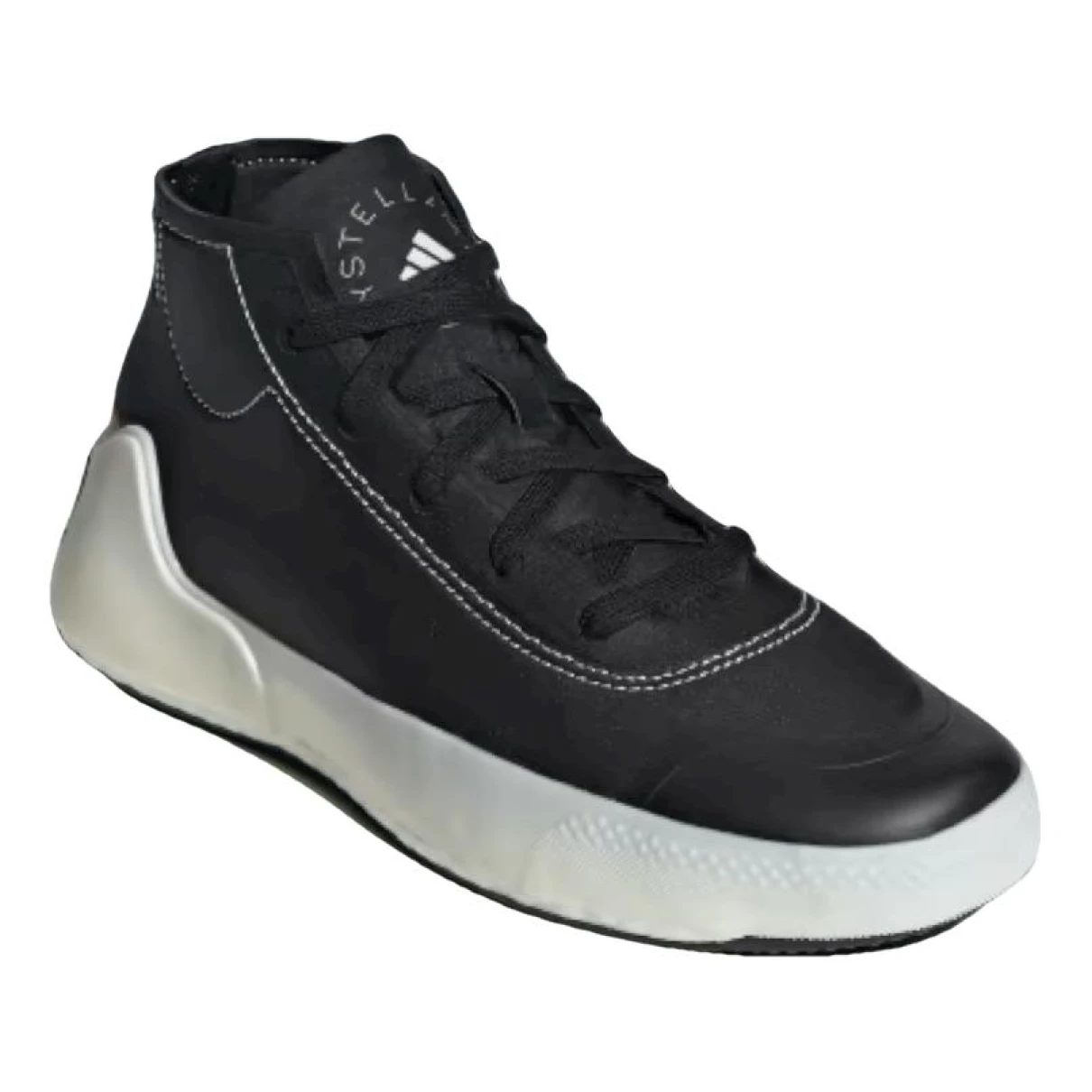 Pre-owned Stella Mccartney Cloth Trainers In Black