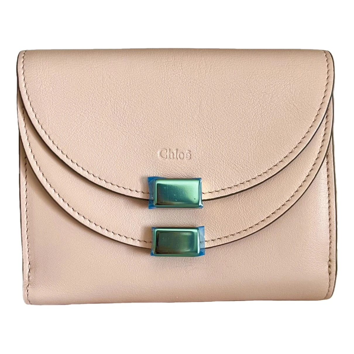 Pre-owned Chloé Leather Wallet In Pink