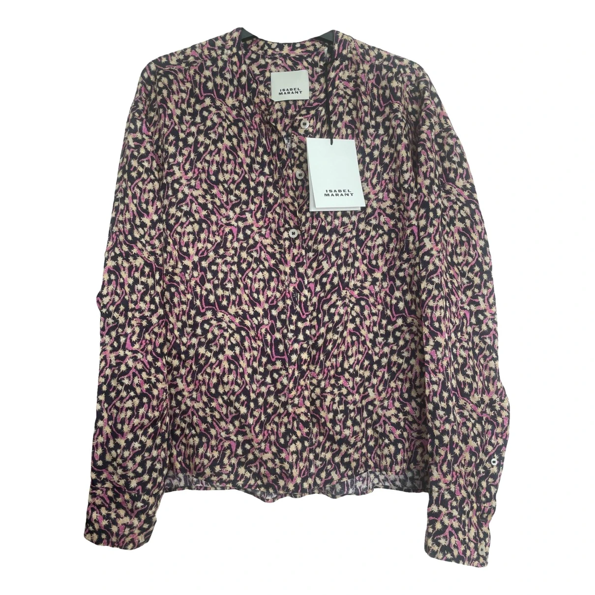 Pre-owned Isabel Marant Silk Blouse In Purple