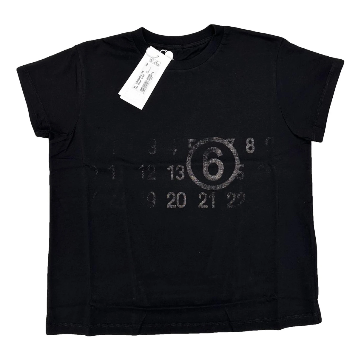 Pre-owned Mm6 Maison Margiela T-shirt In Black