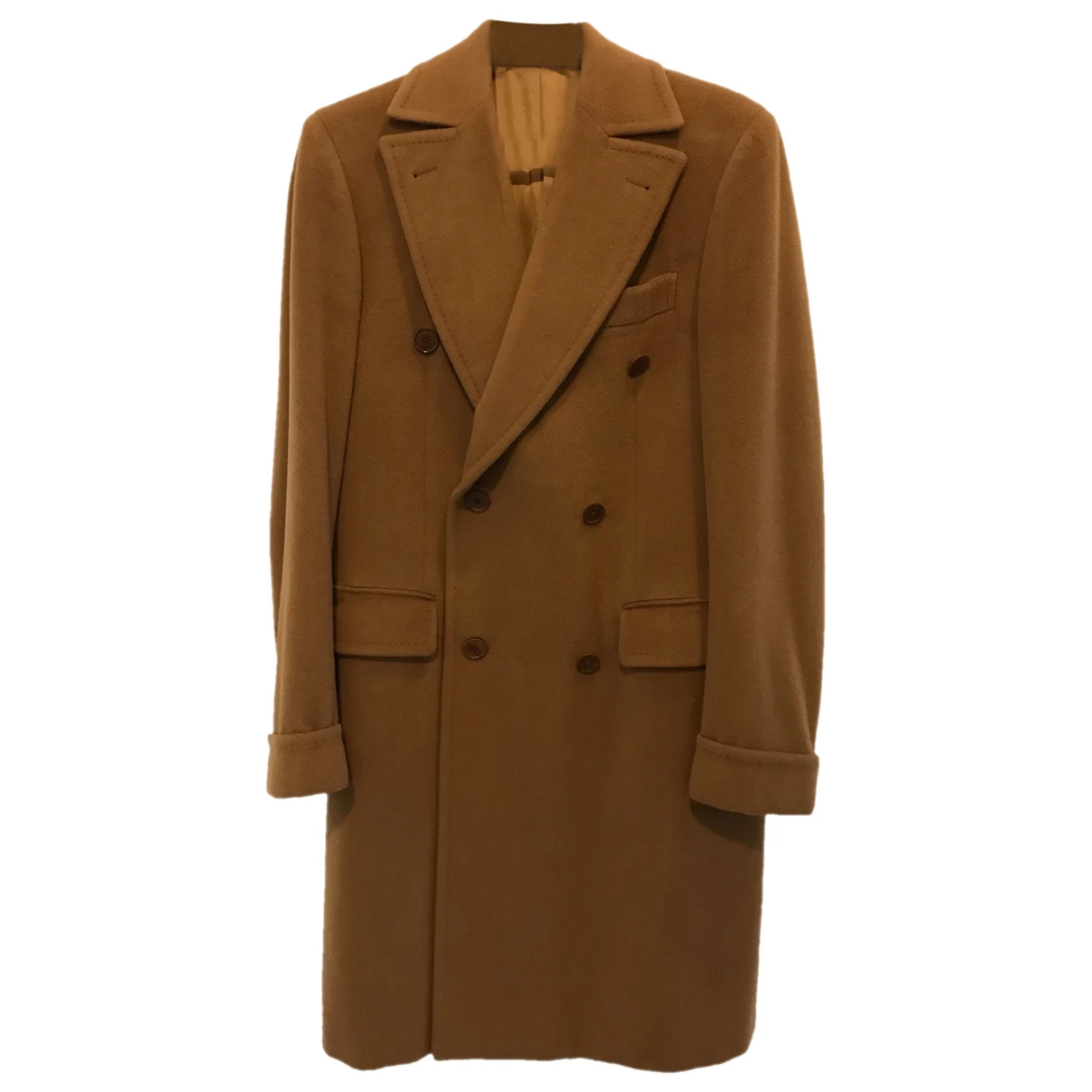 Pre-owned Pal Zileri Cashmere Coat In Brown