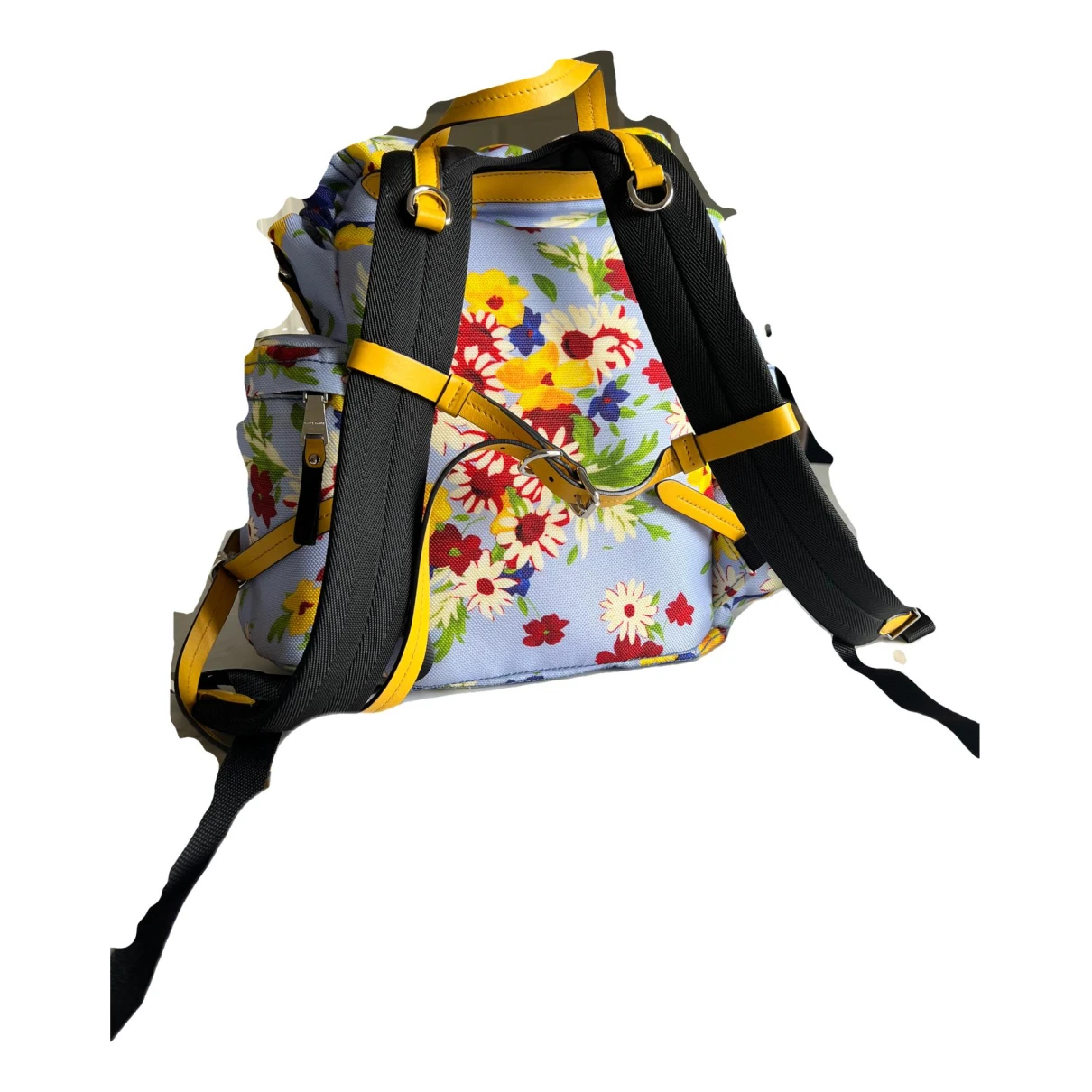Pre-owned Miu Miu Cloth Backpack In Multicolour
