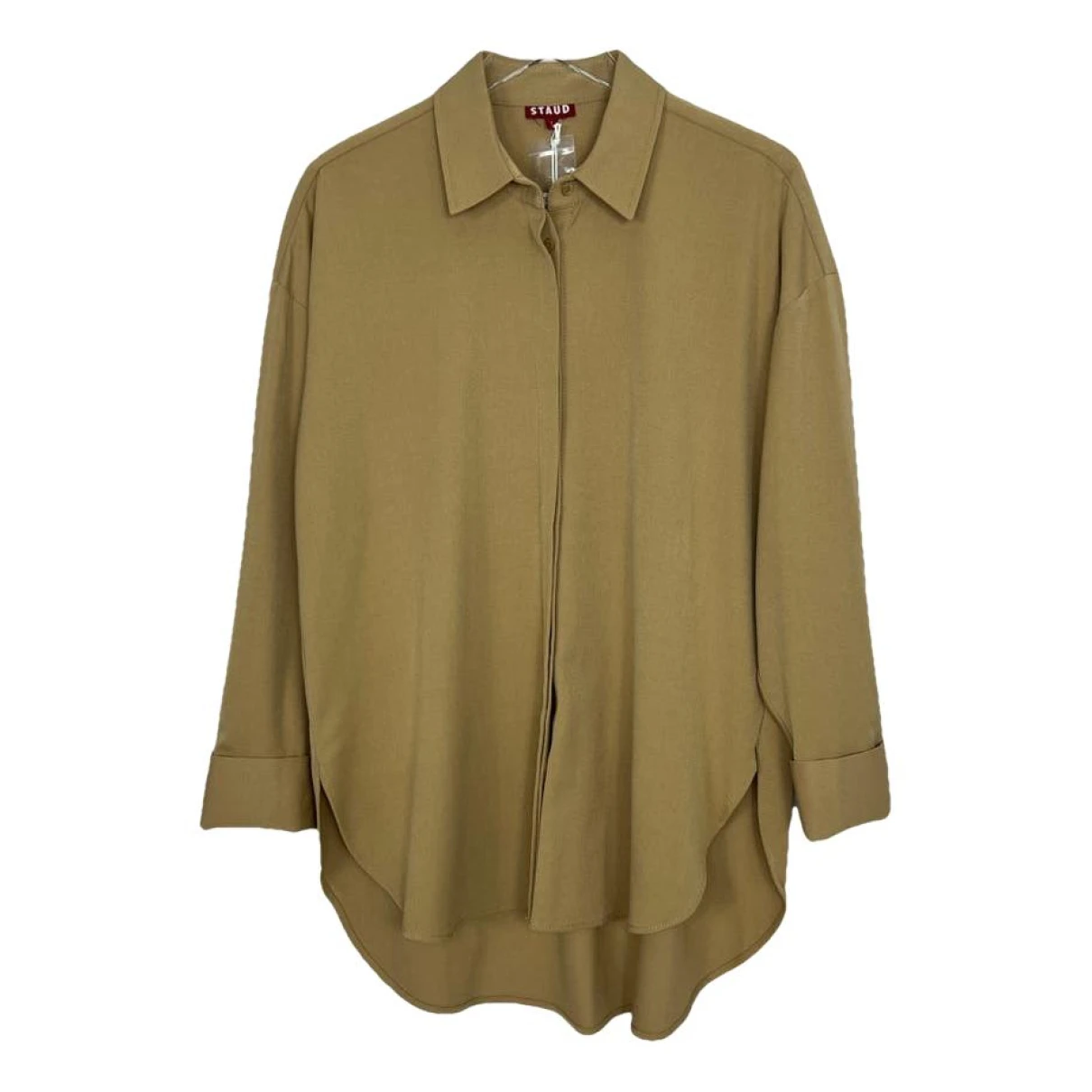 Pre-owned Staud Shirt In Camel