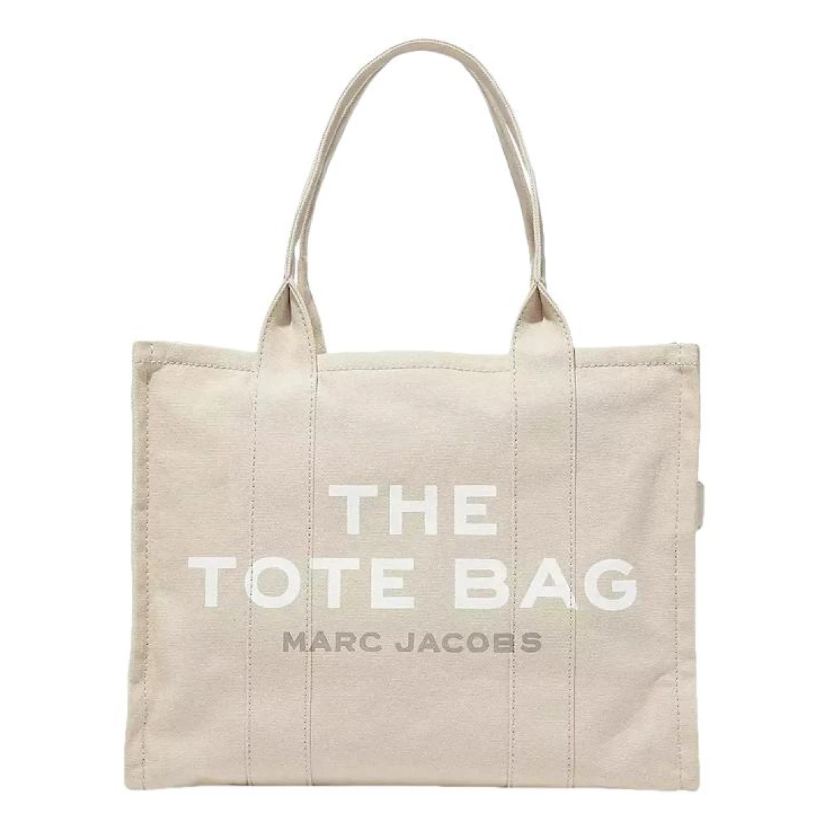 Pre-owned Marc Jacobs Cloth Tote In Beige