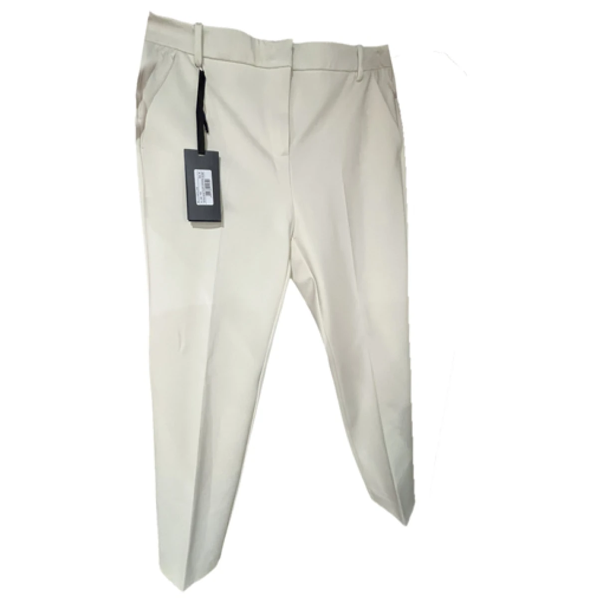 Pre-owned Pinko Carot Pants In White
