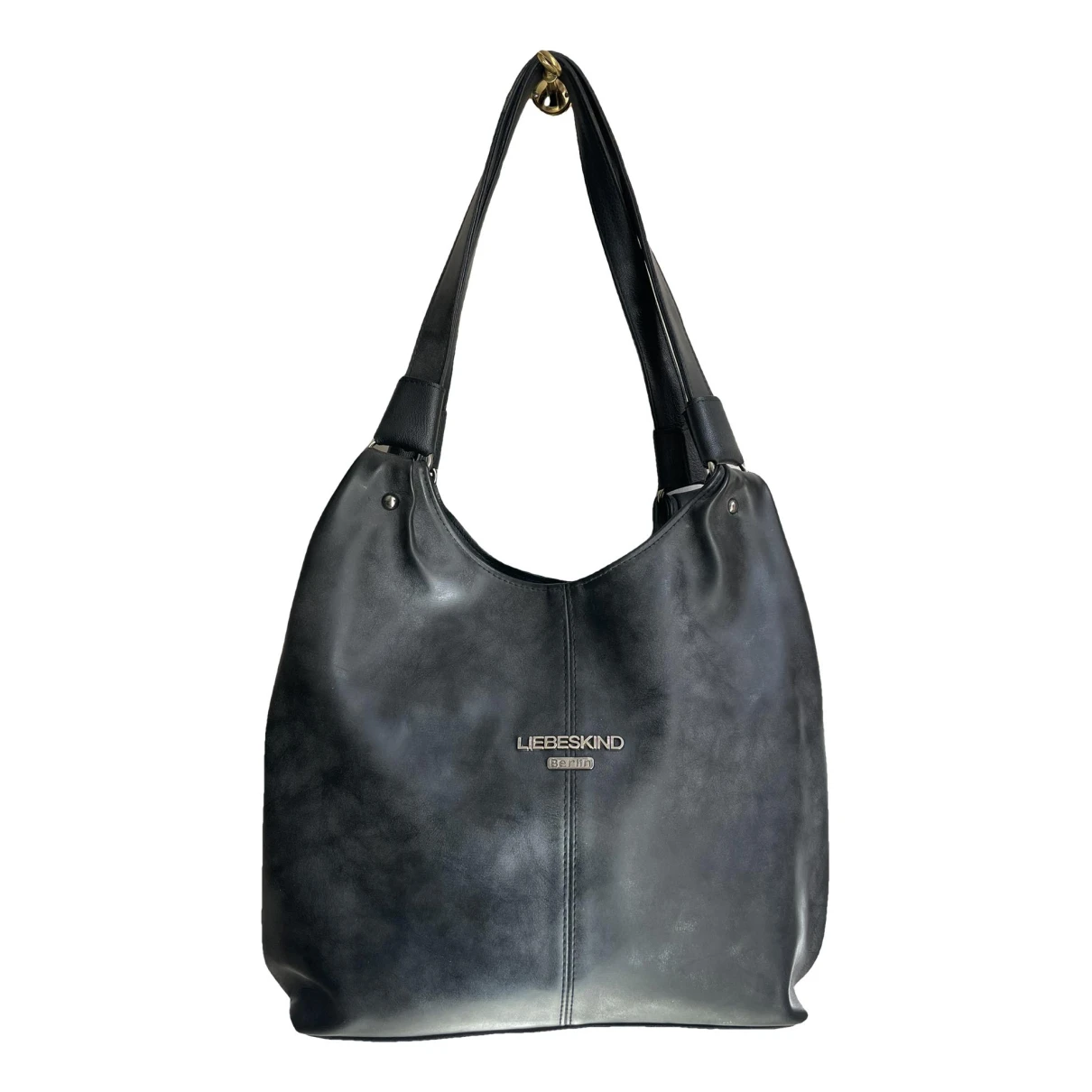 Pre-owned Liebeskind Vegan Leather Handbag In Black