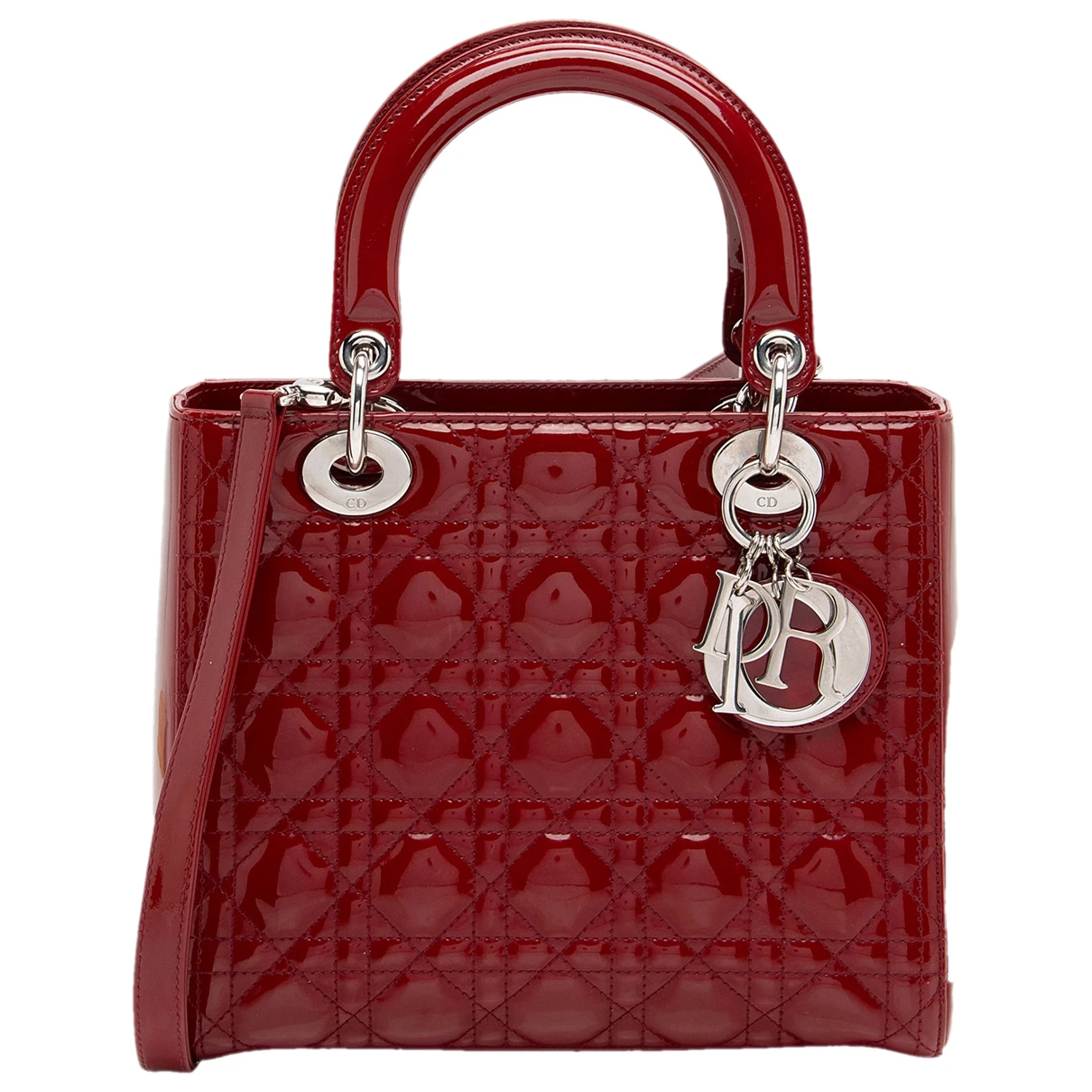 Pre-owned Dior Leather Tote In Red