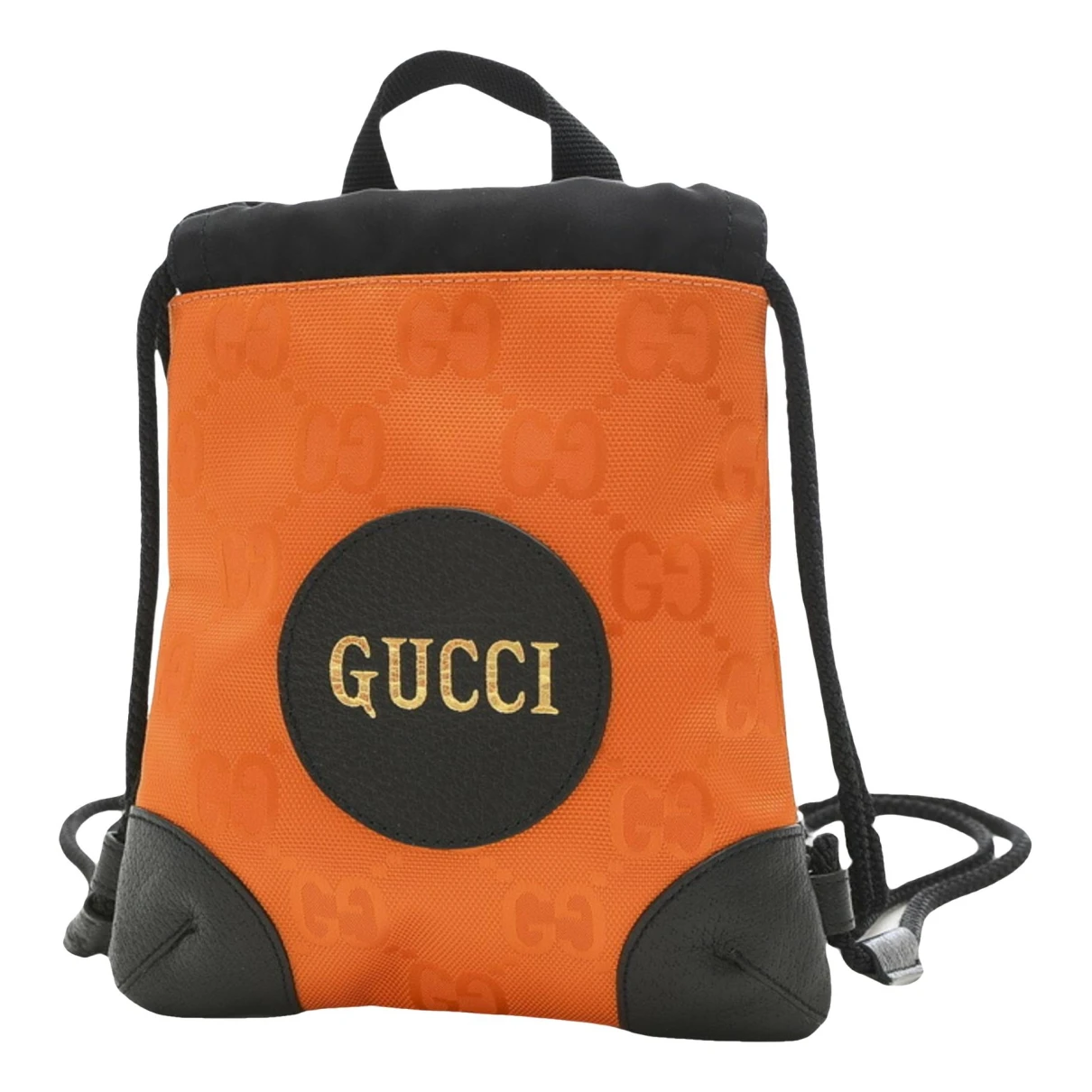 Pre-owned Gucci Backpack In Orange