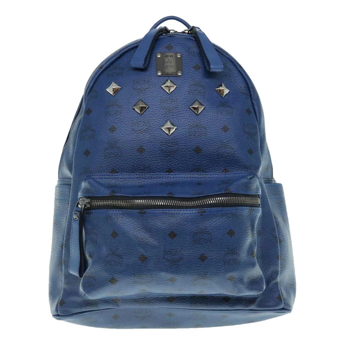 Pre-owned Mcm Backpack In Blue