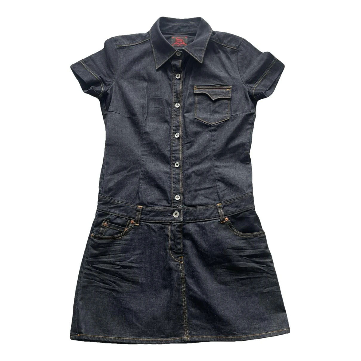 Pre-owned Evisu Dress In Anthracite