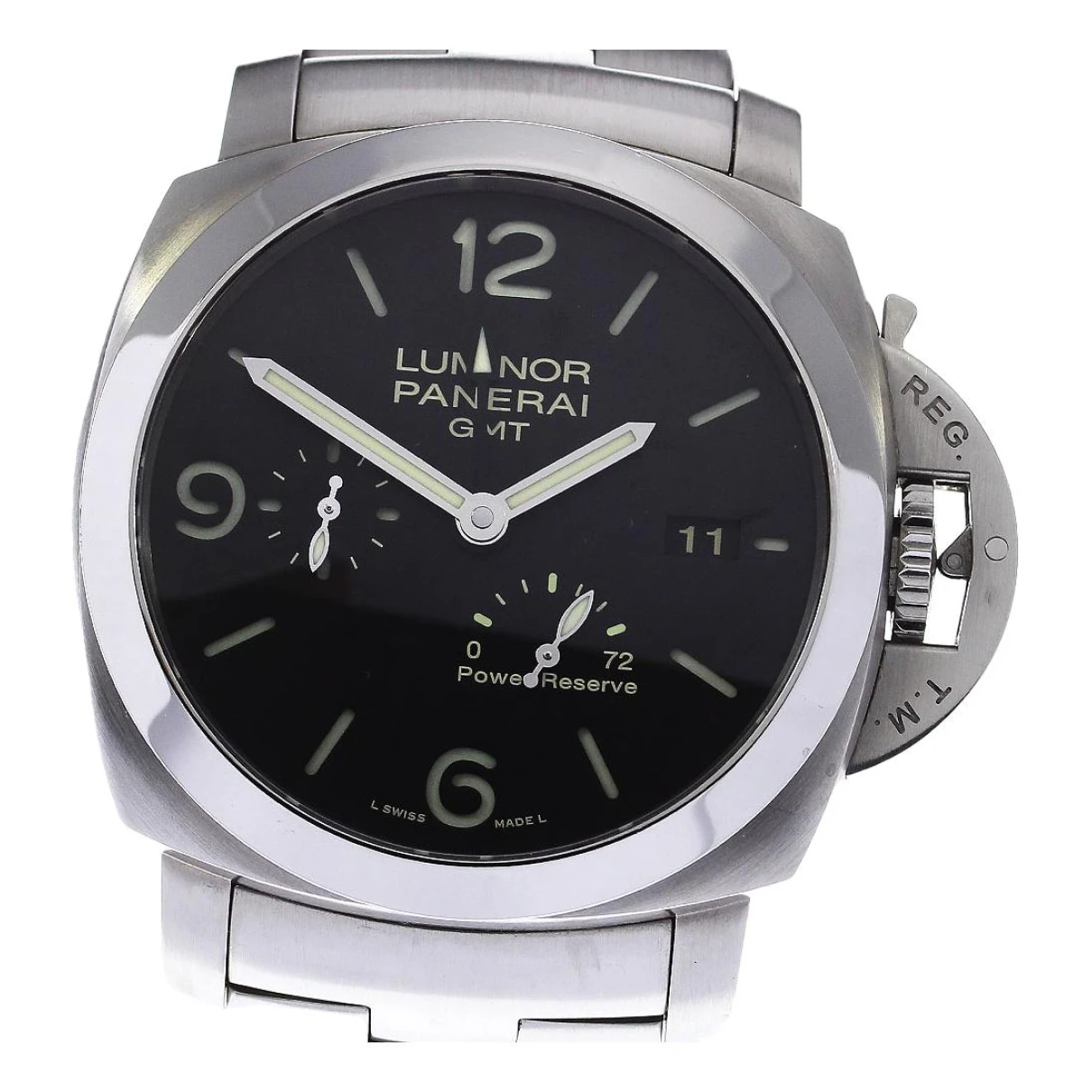 Pre-owned Panerai Luminor 1950 Watch In Black