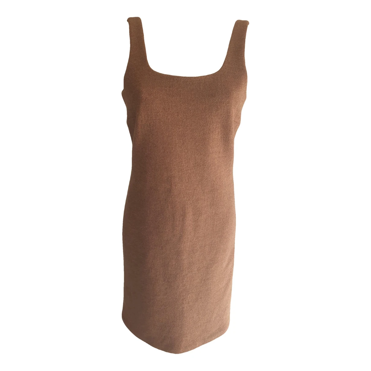 Pre-owned Ralph Lauren Wool Maxi Dress In Brown