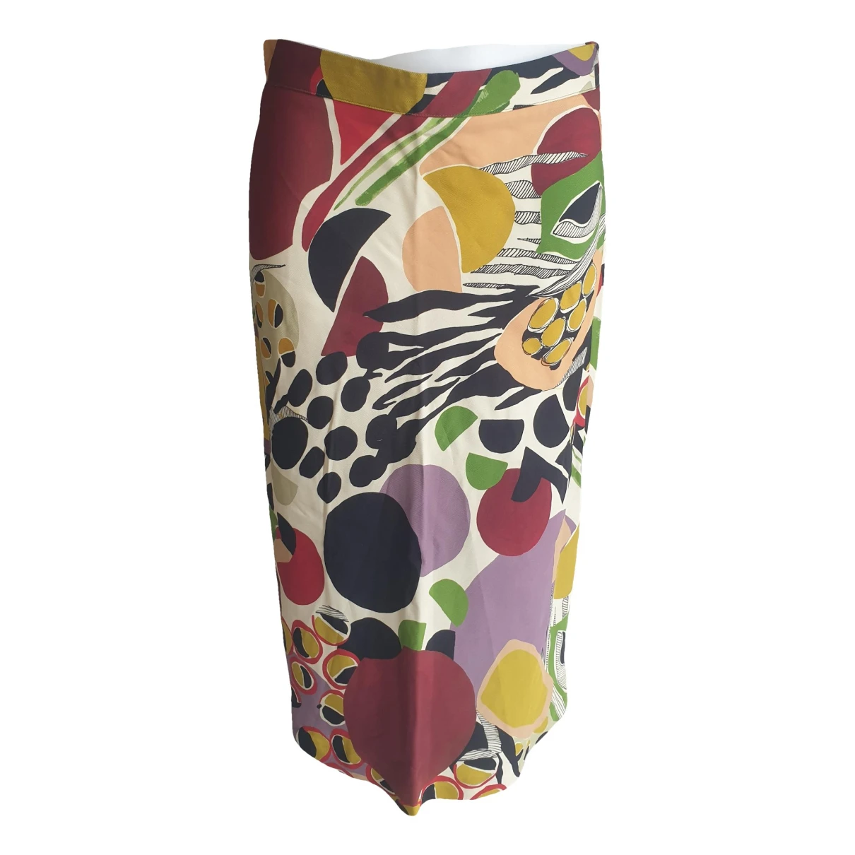 Pre-owned Maliparmi Maxi Skirt In Multicolour