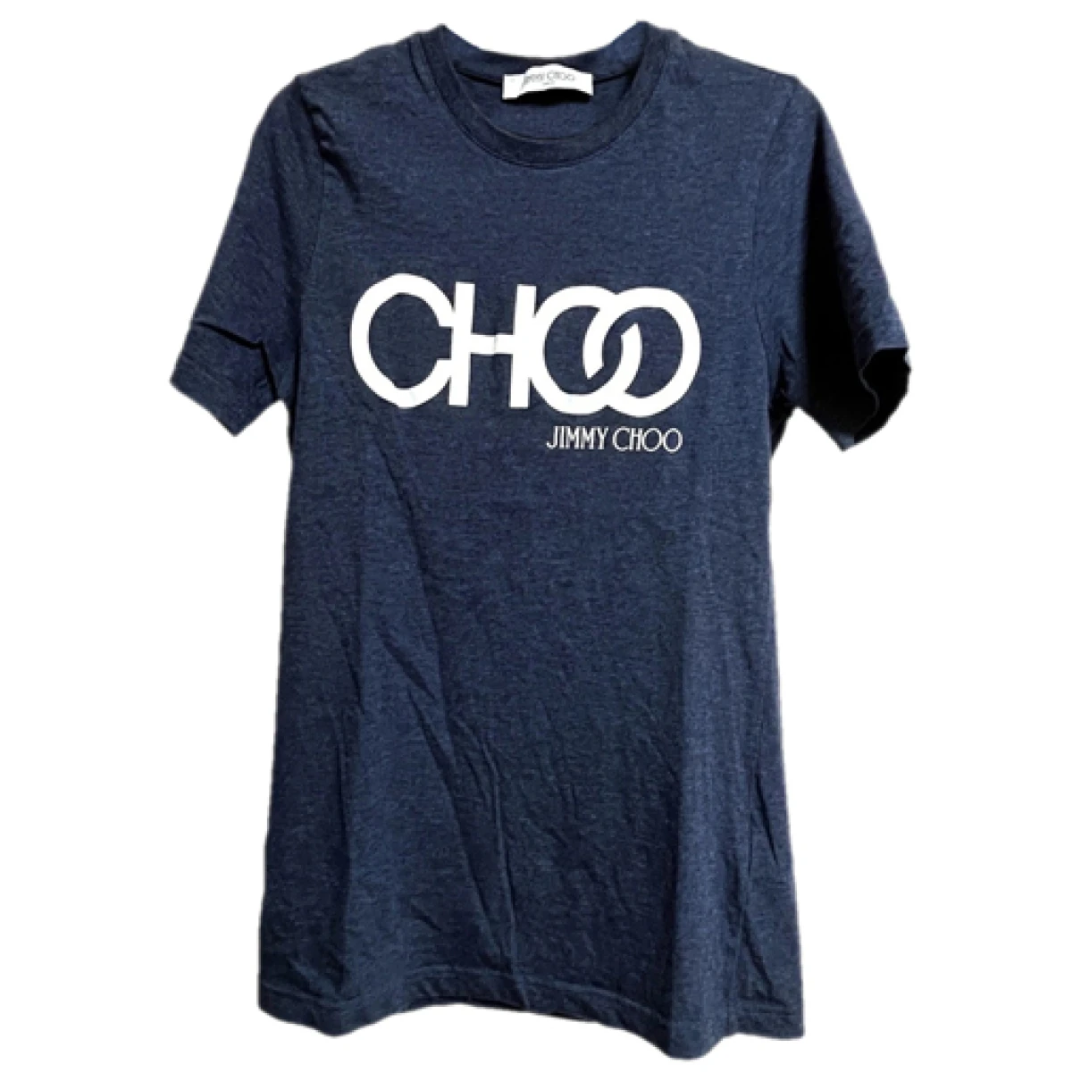 Pre-owned Jimmy Choo T-shirt In Navy
