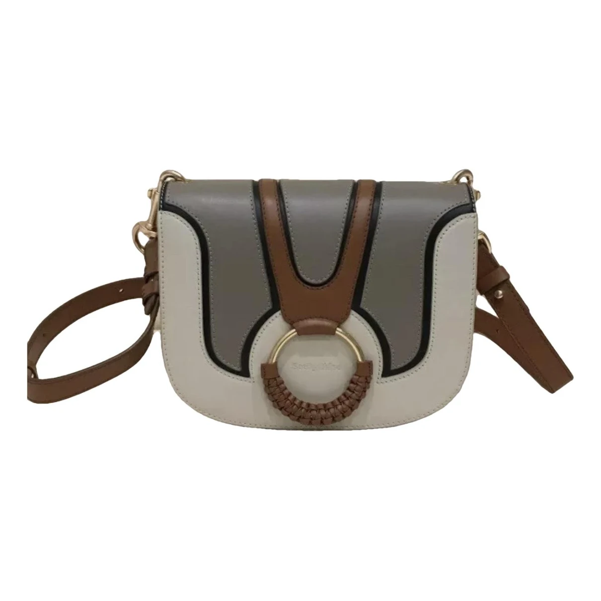 Pre-owned See By Chloé Leather Crossbody Bag In Multicolour