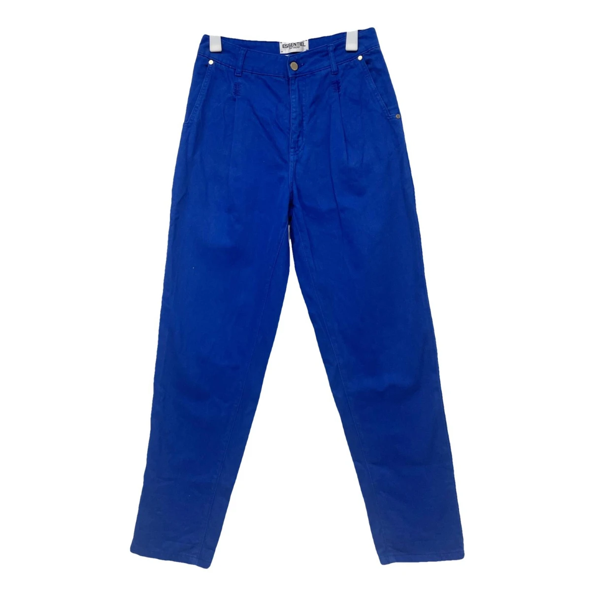 Pre-owned Essentiel Antwerp Carot Pants In Blue