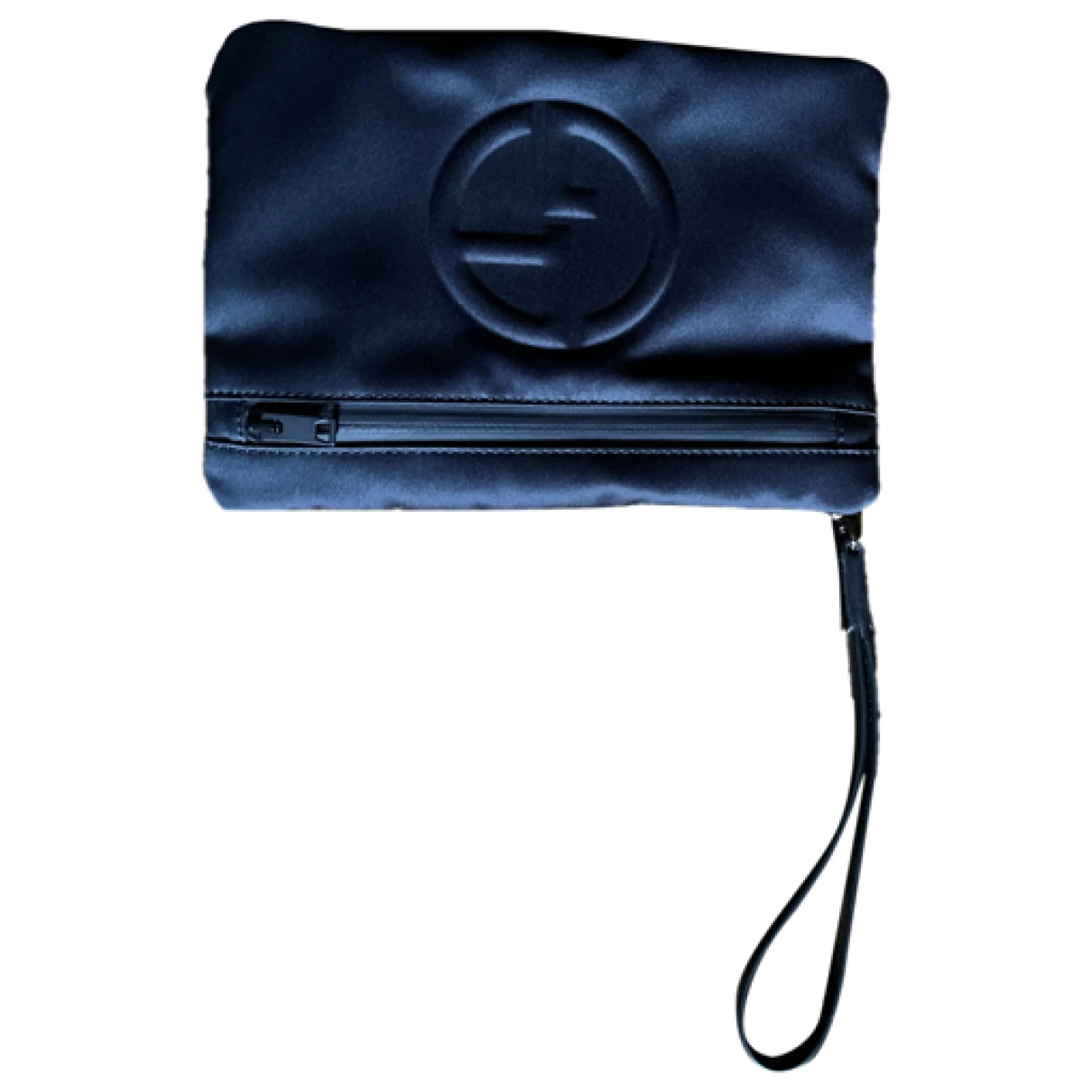 Pre-owned Giorgio Armani Silk Small Bag In Black