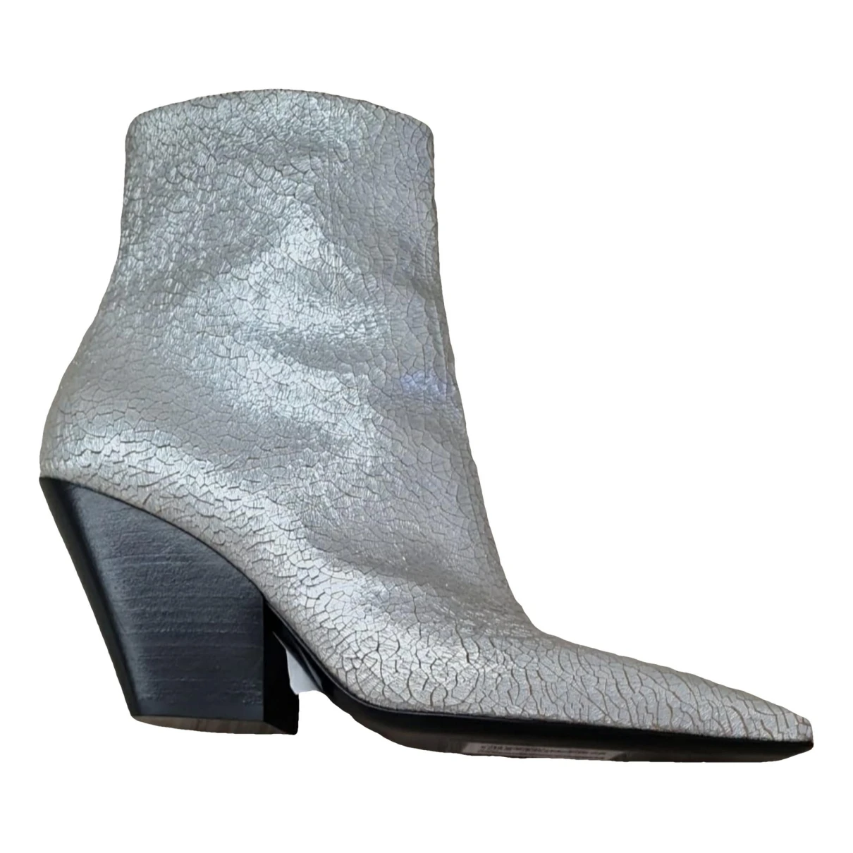Pre-owned Casadei Leather Boots In Silver