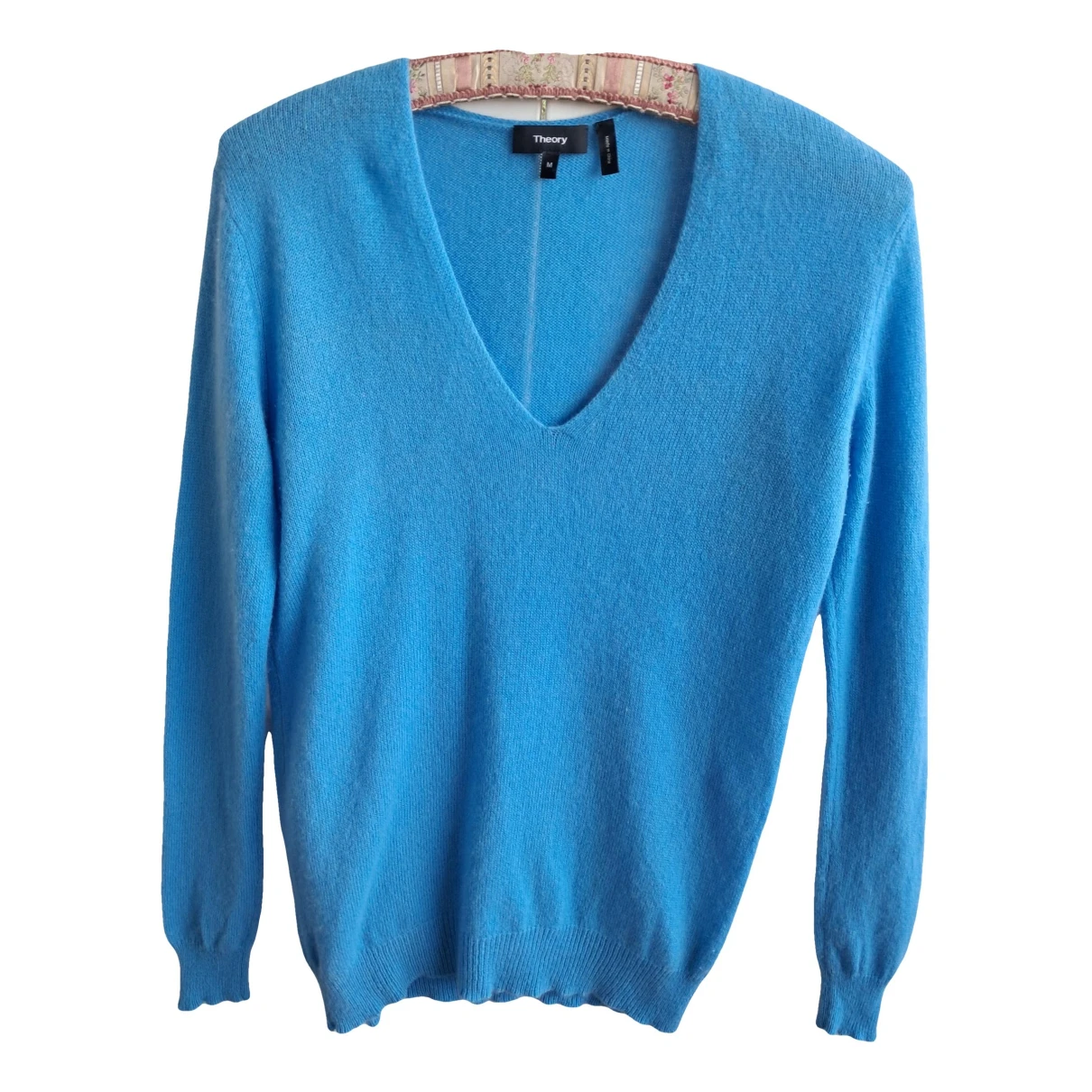 Pre-owned Theory Cashmere Sweatshirt In Blue