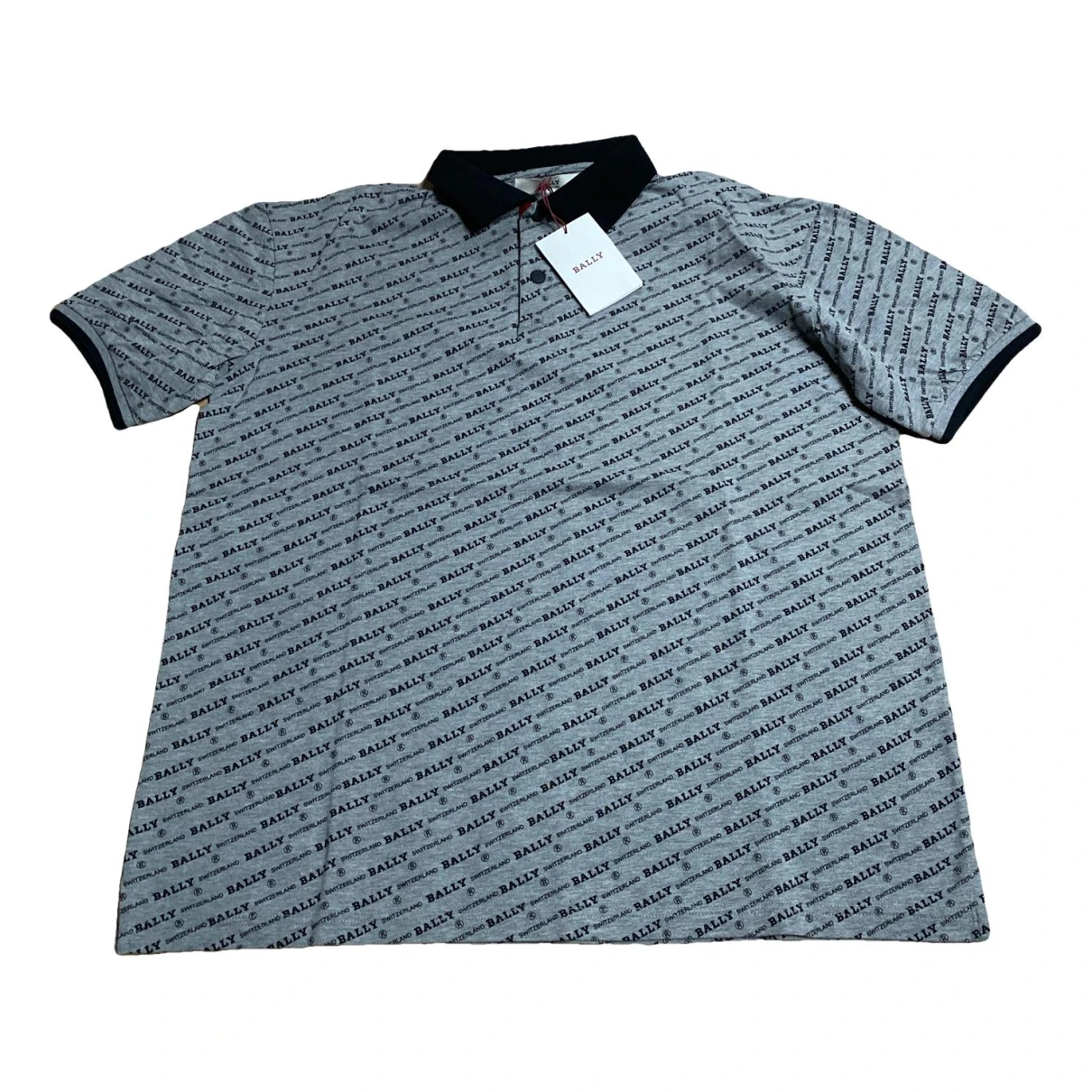 Pre-owned Bally Polo Shirt In Grey