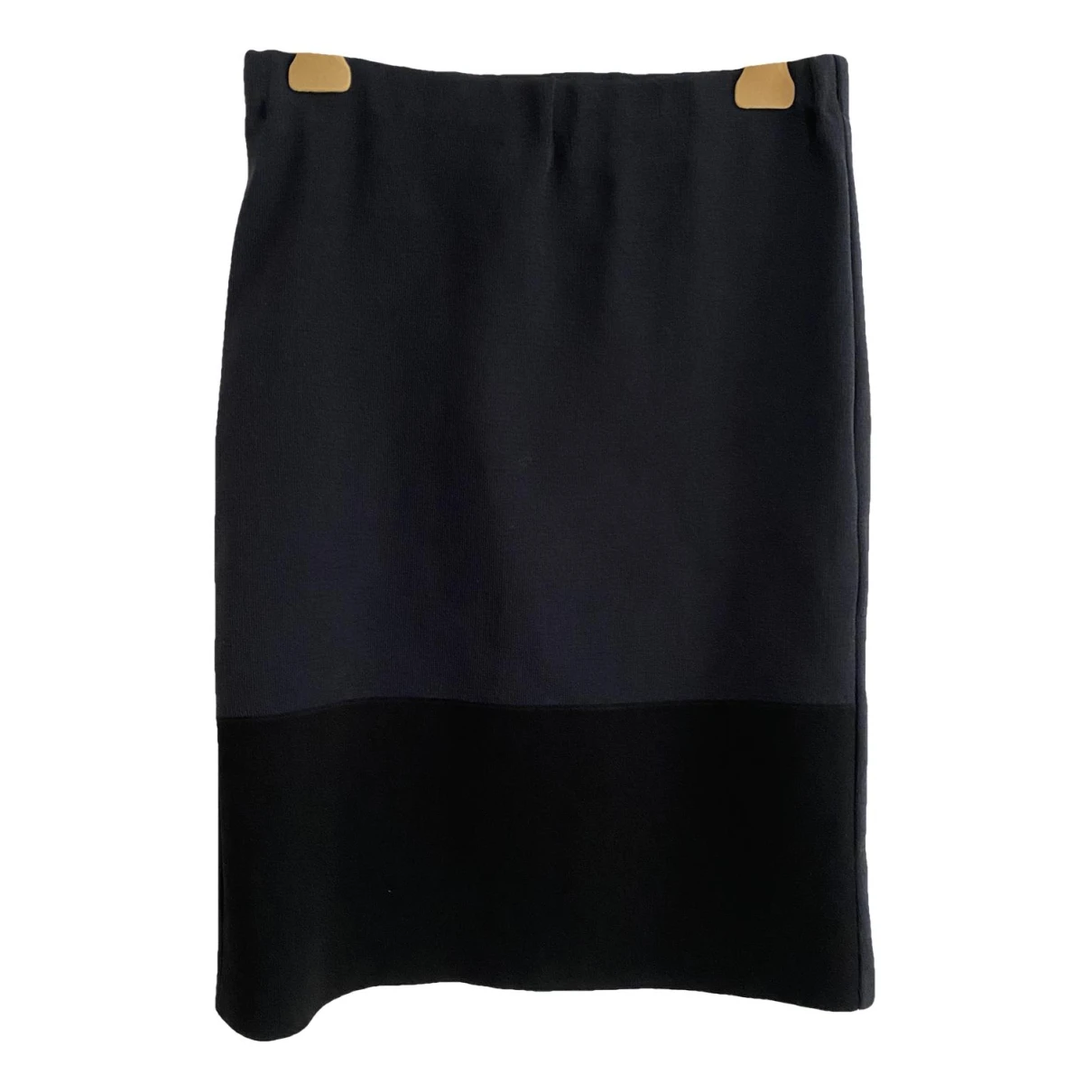 Pre-owned Celine Mid-length Skirt In Navy