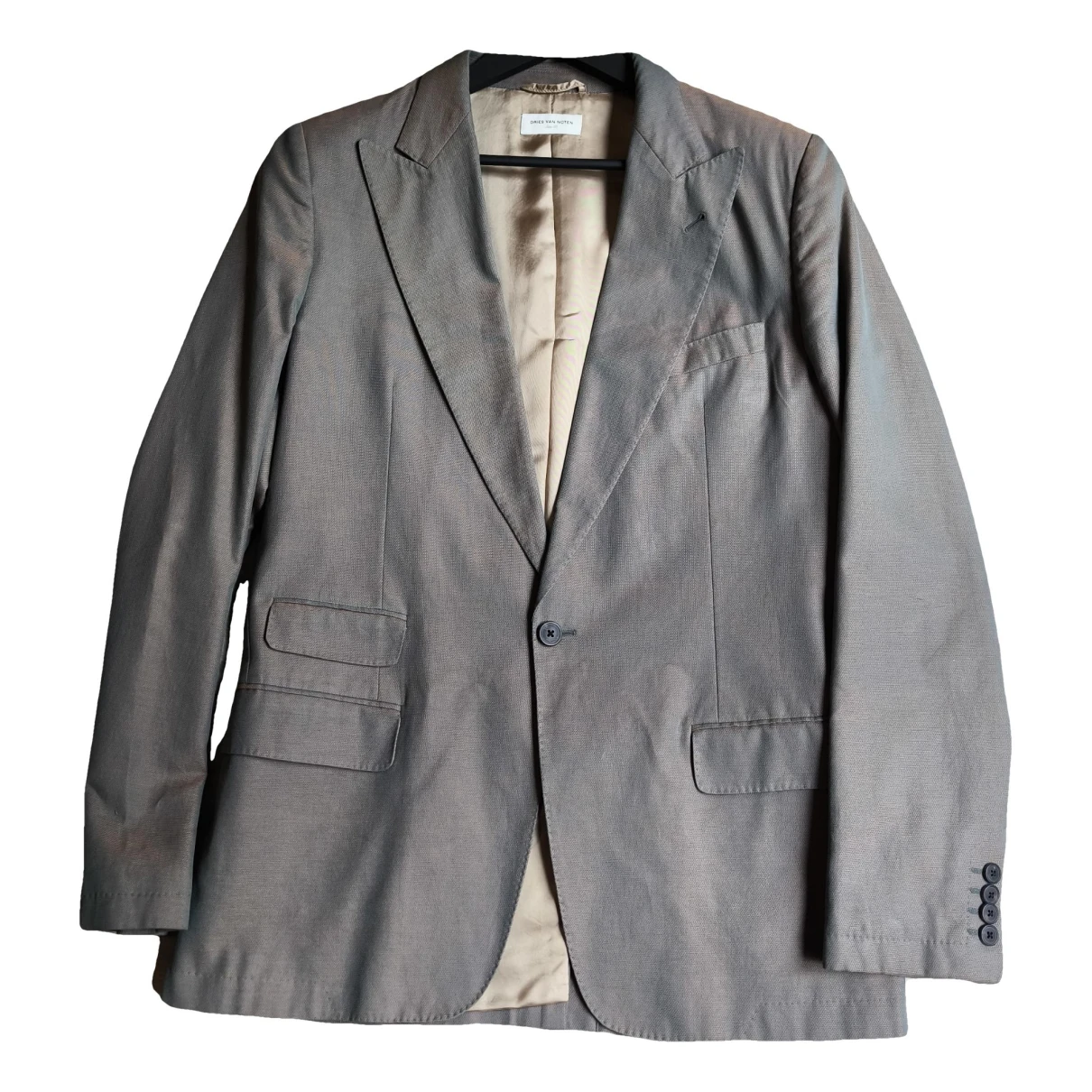 Pre-owned Dries Van Noten Suit In Grey