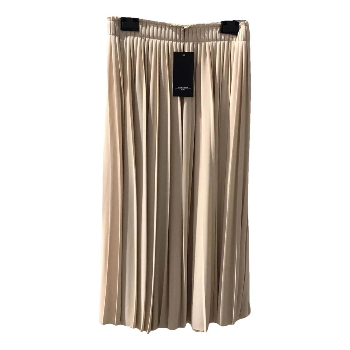 Pre-owned Max Mara Mid-length Skirt In Beige
