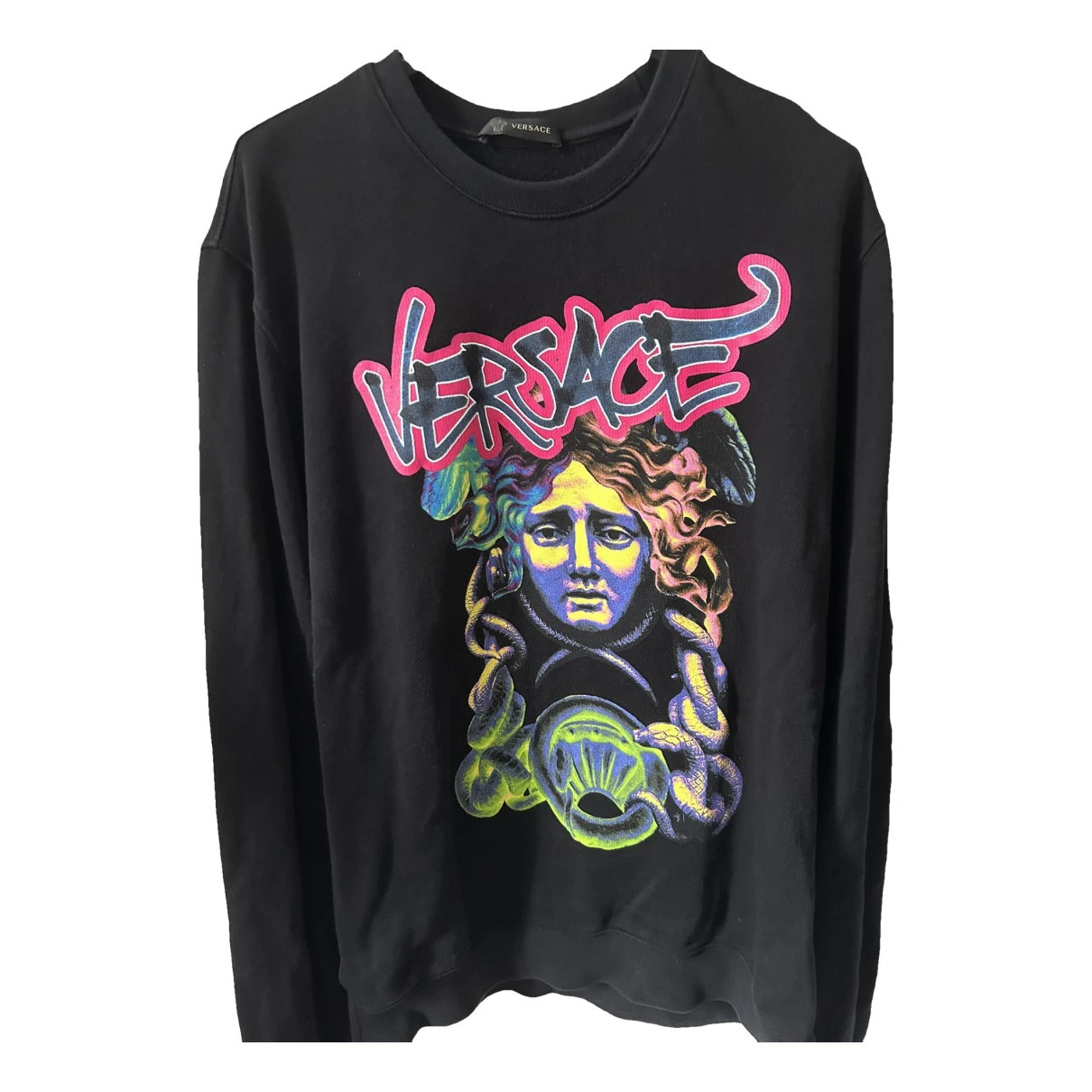Pre-owned Versace Sweatshirt In Black